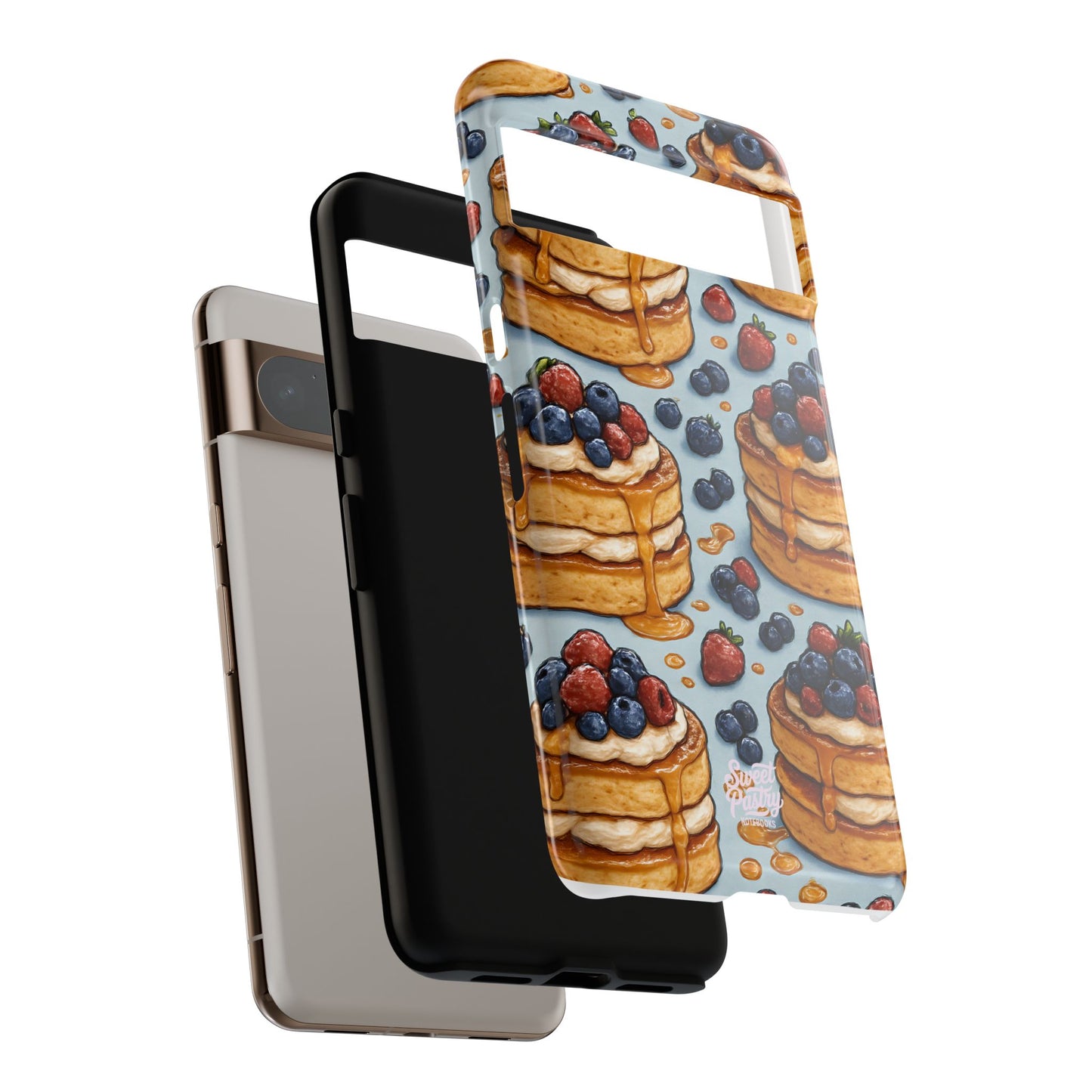 Berry Pancakes Phone Case – Dessert-Inspired Protective Case