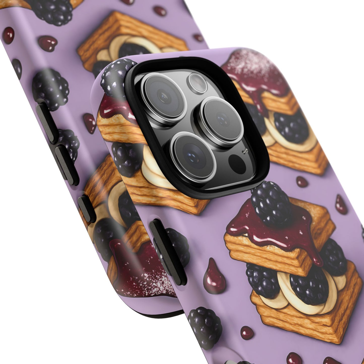 Blackberry Tart Phone Case – Dessert-Inspired Protective Case