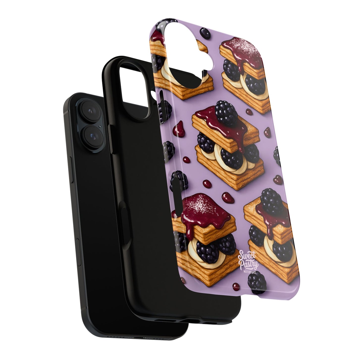 Blackberry Tart Phone Case – Dessert-Inspired Protective Case