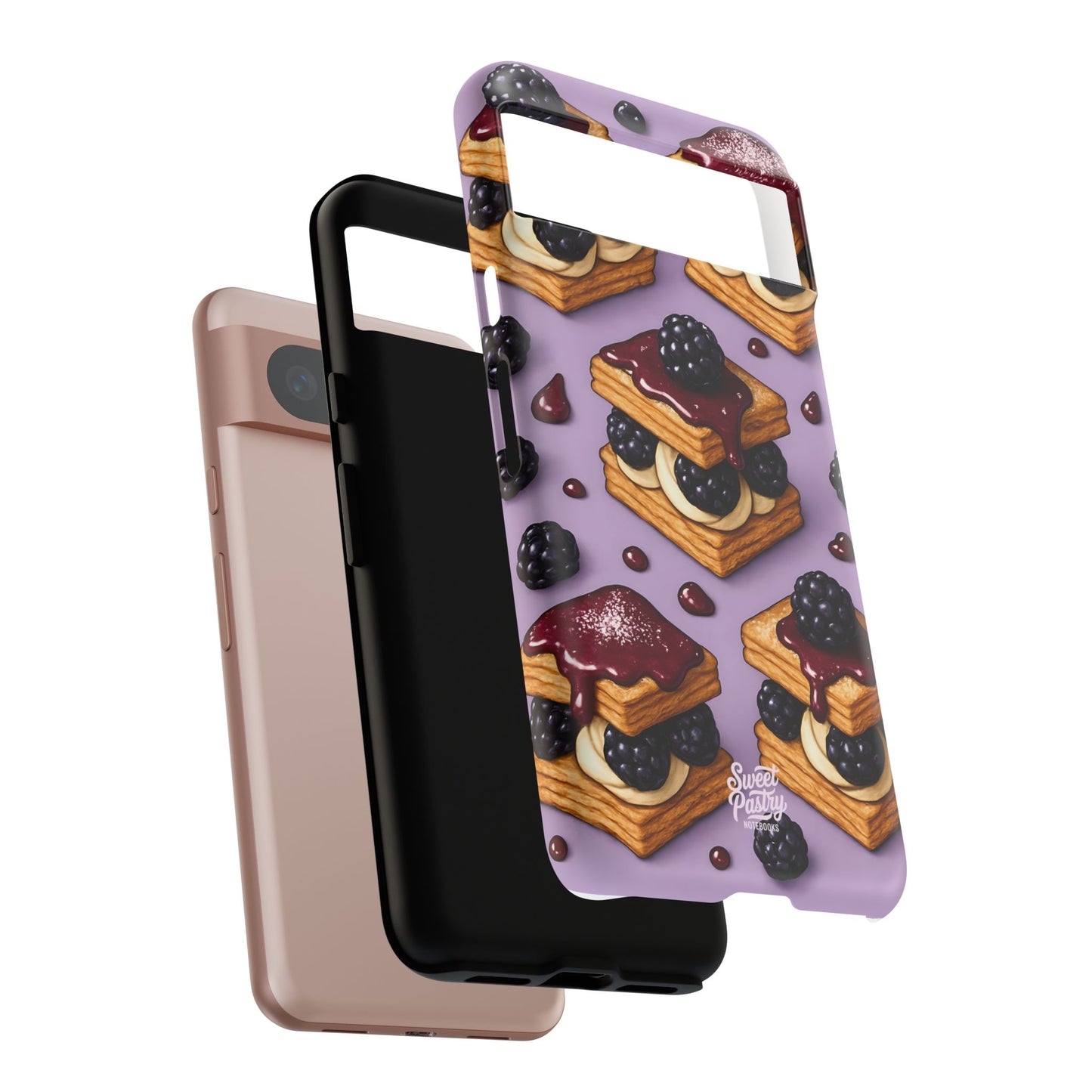 Blackberry Tart Phone Case – Dessert-Inspired Protective Case