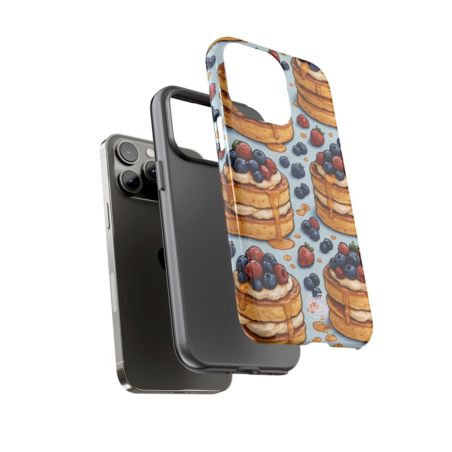 Berry Pancakes Phone Case – Dessert-Inspired Protective Case