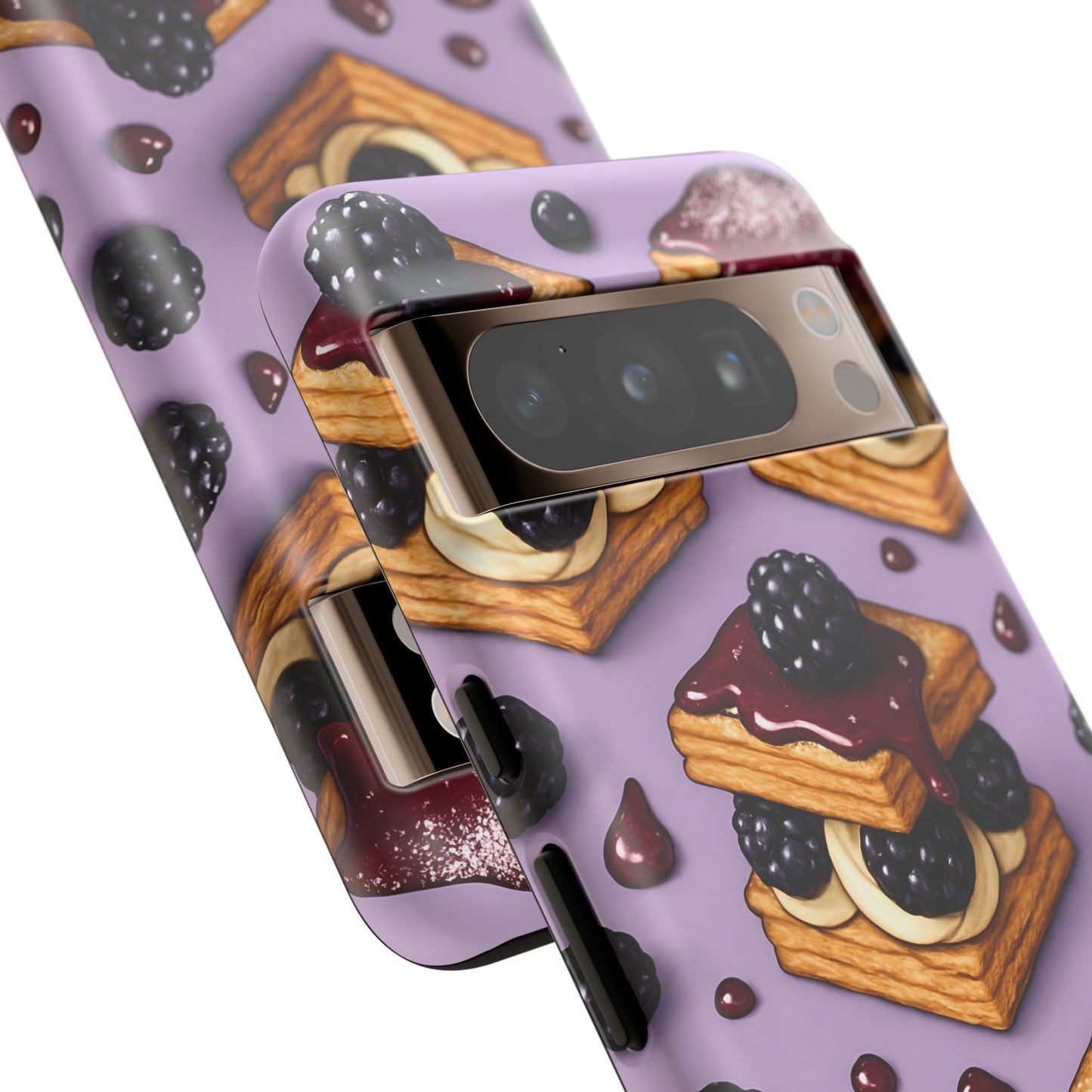 Blackberry Tart Phone Case – Dessert-Inspired Protective Case