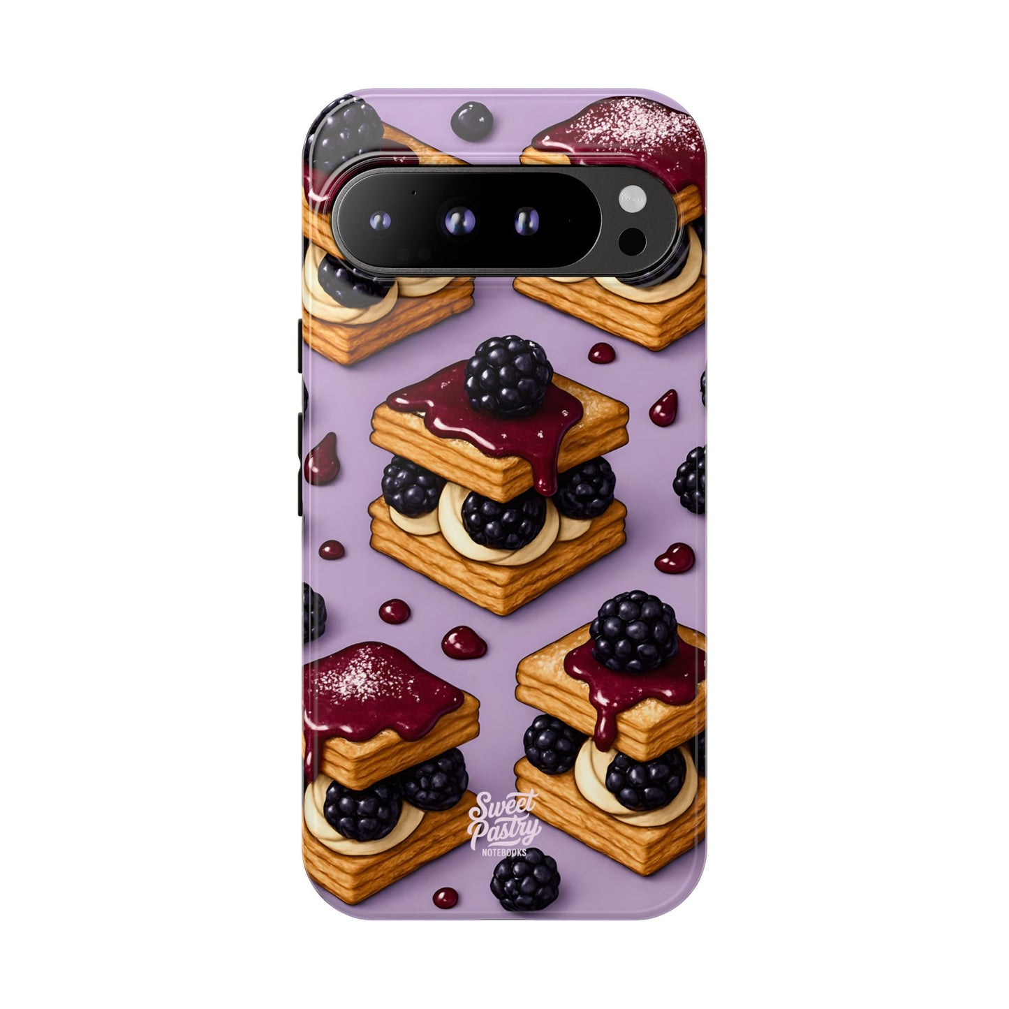 Blackberry Tart Phone Case – Dessert-Inspired Protective Case