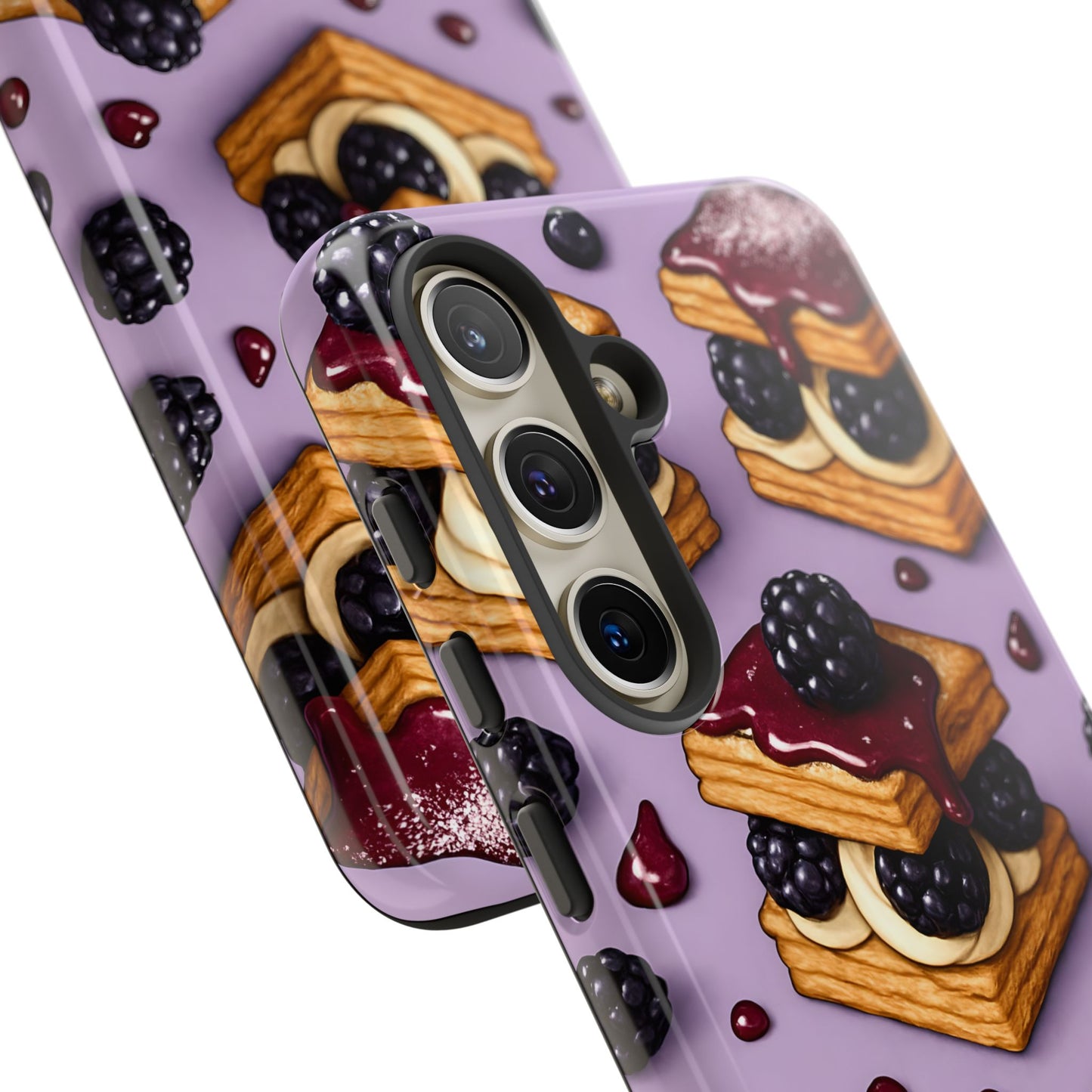Blackberry Tart Phone Case – Dessert-Inspired Protective Case