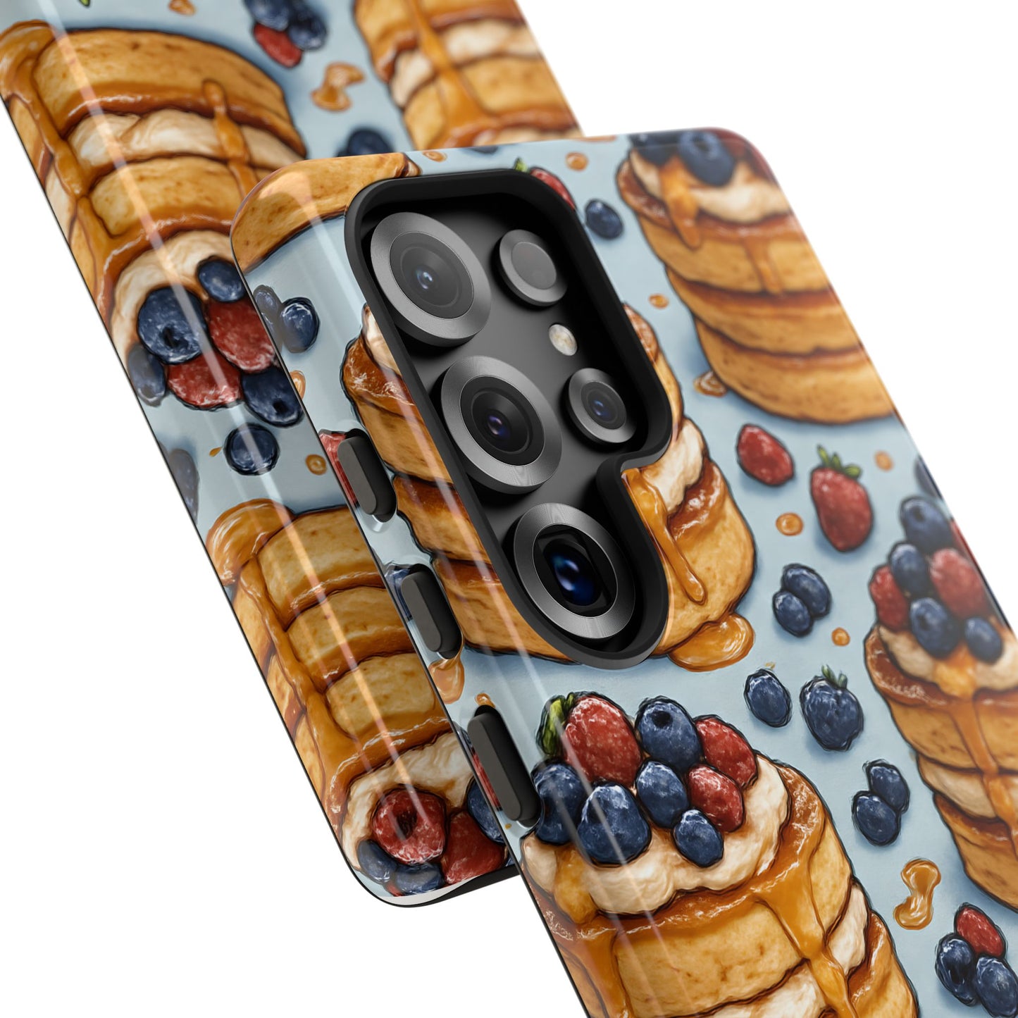 Berry Pancakes Phone Case – Dessert-Inspired Protective Case