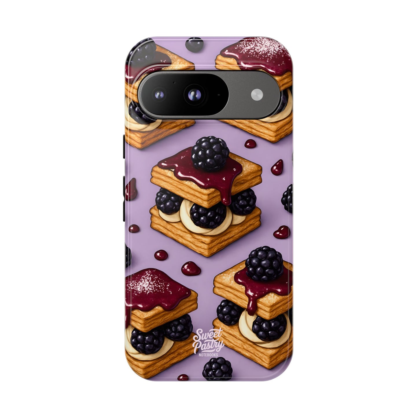 Blackberry Tart Phone Case – Dessert-Inspired Protective Case