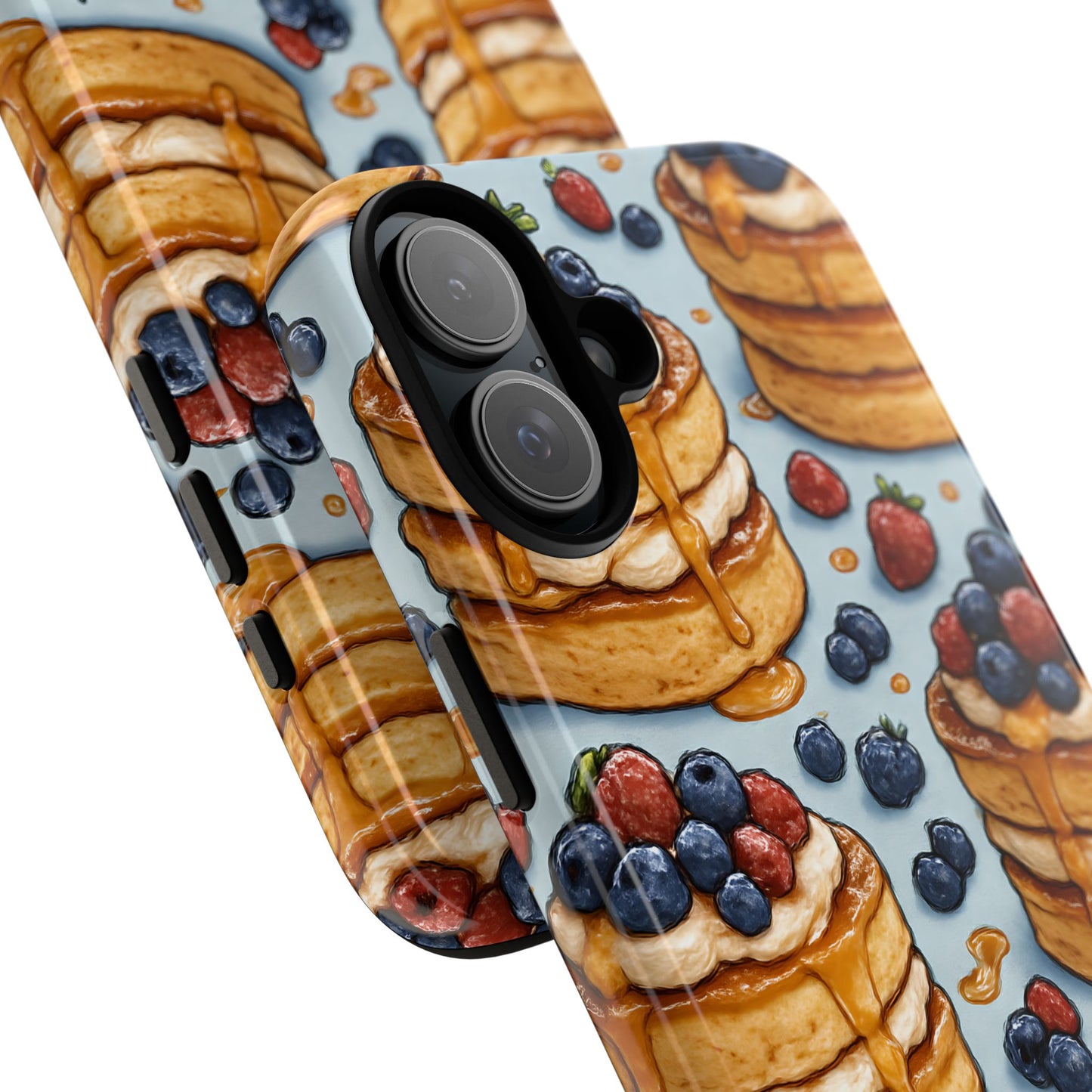 Berry Pancakes Phone Case – Dessert-Inspired Protective Case