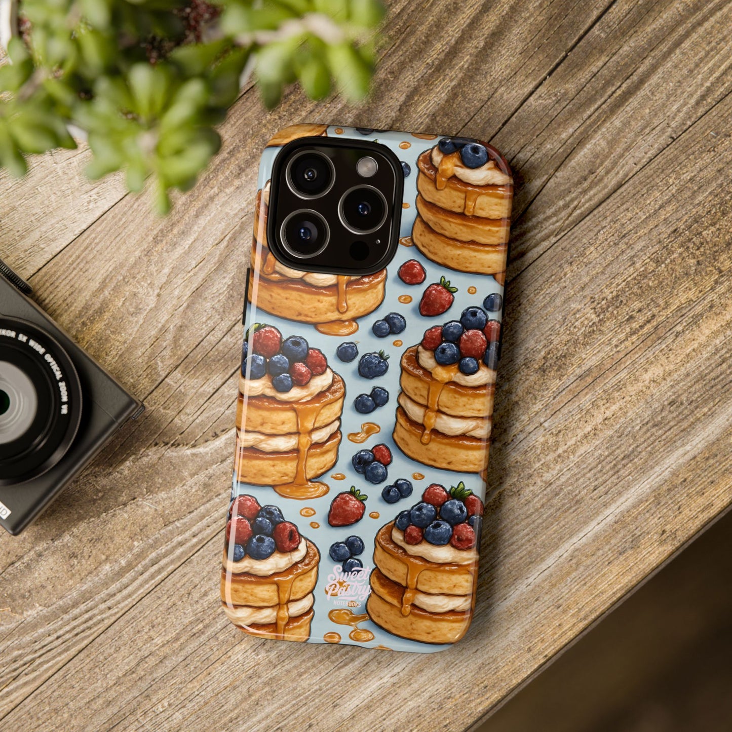 Berry Pancakes Phone Case – Dessert-Inspired Protective Case