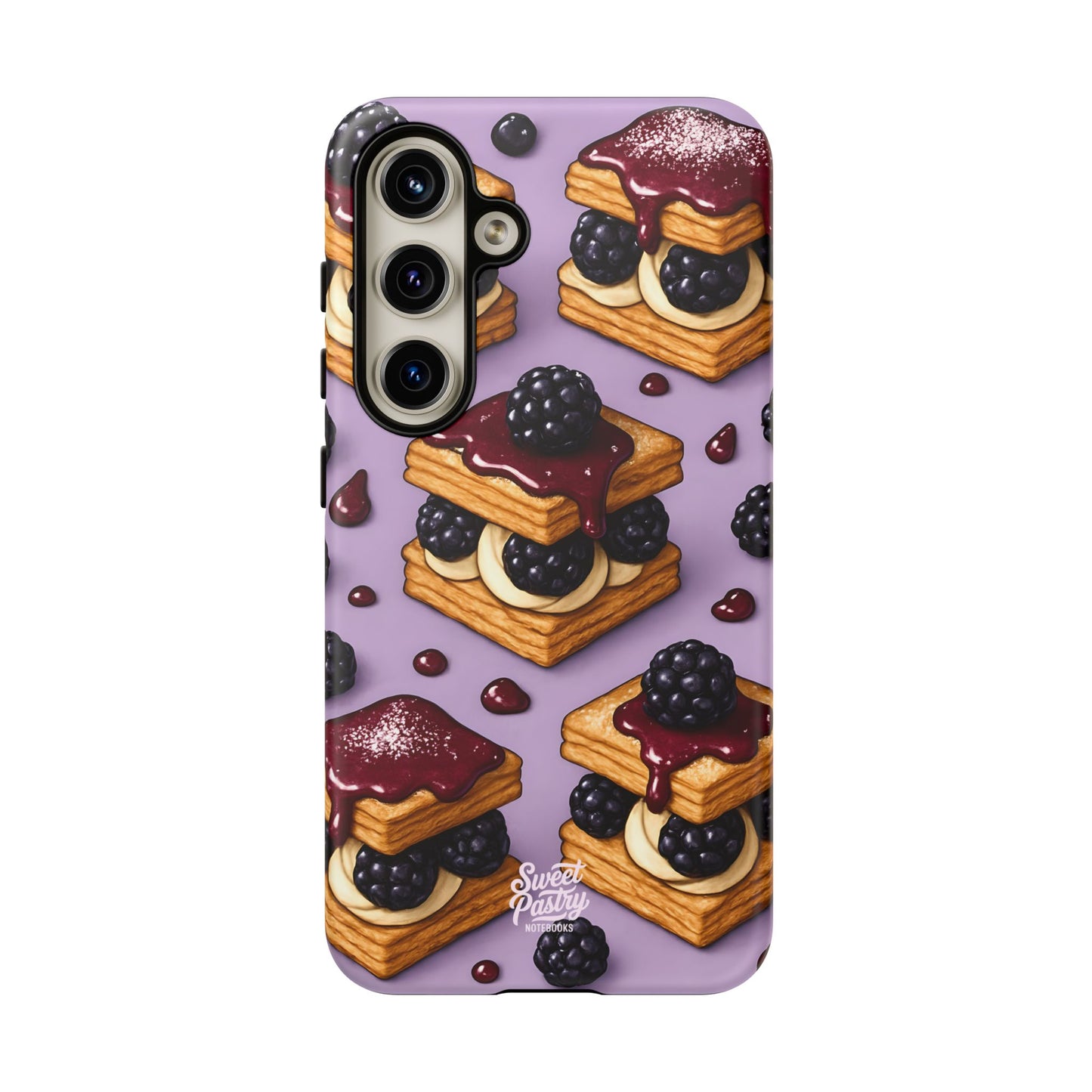 Blackberry Tart Phone Case – Dessert-Inspired Protective Case