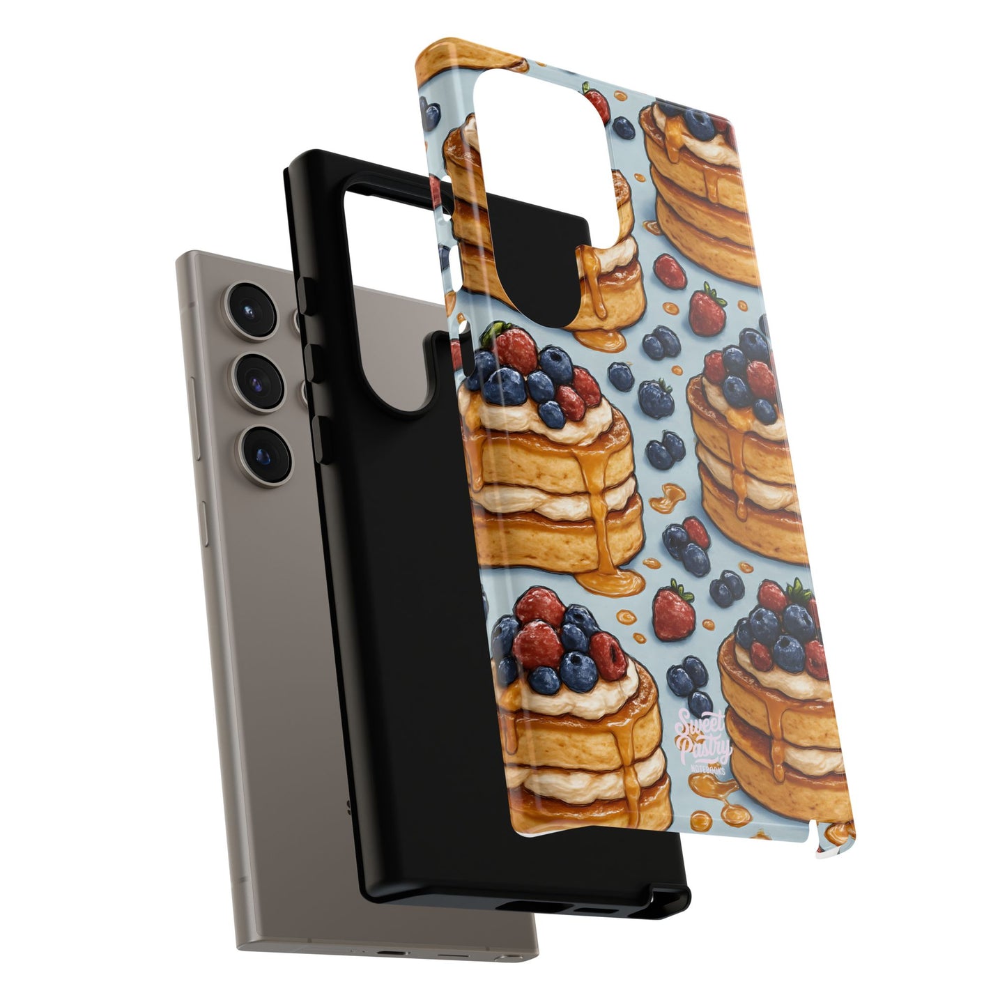 Berry Pancakes Phone Case – Dessert-Inspired Protective Case