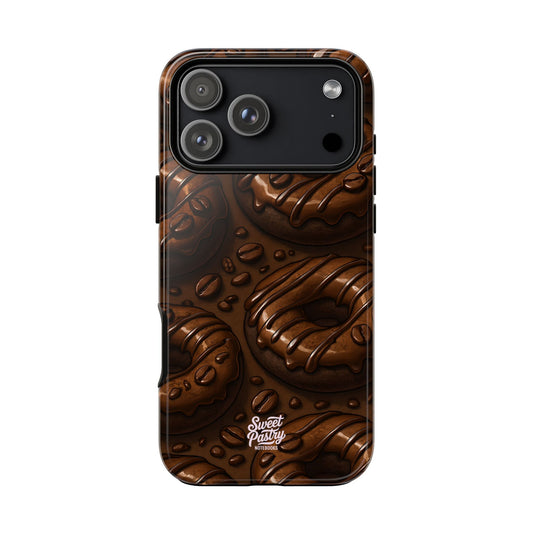 Chocolate Donuts Phone Case – Dessert-Inspired Protective Case