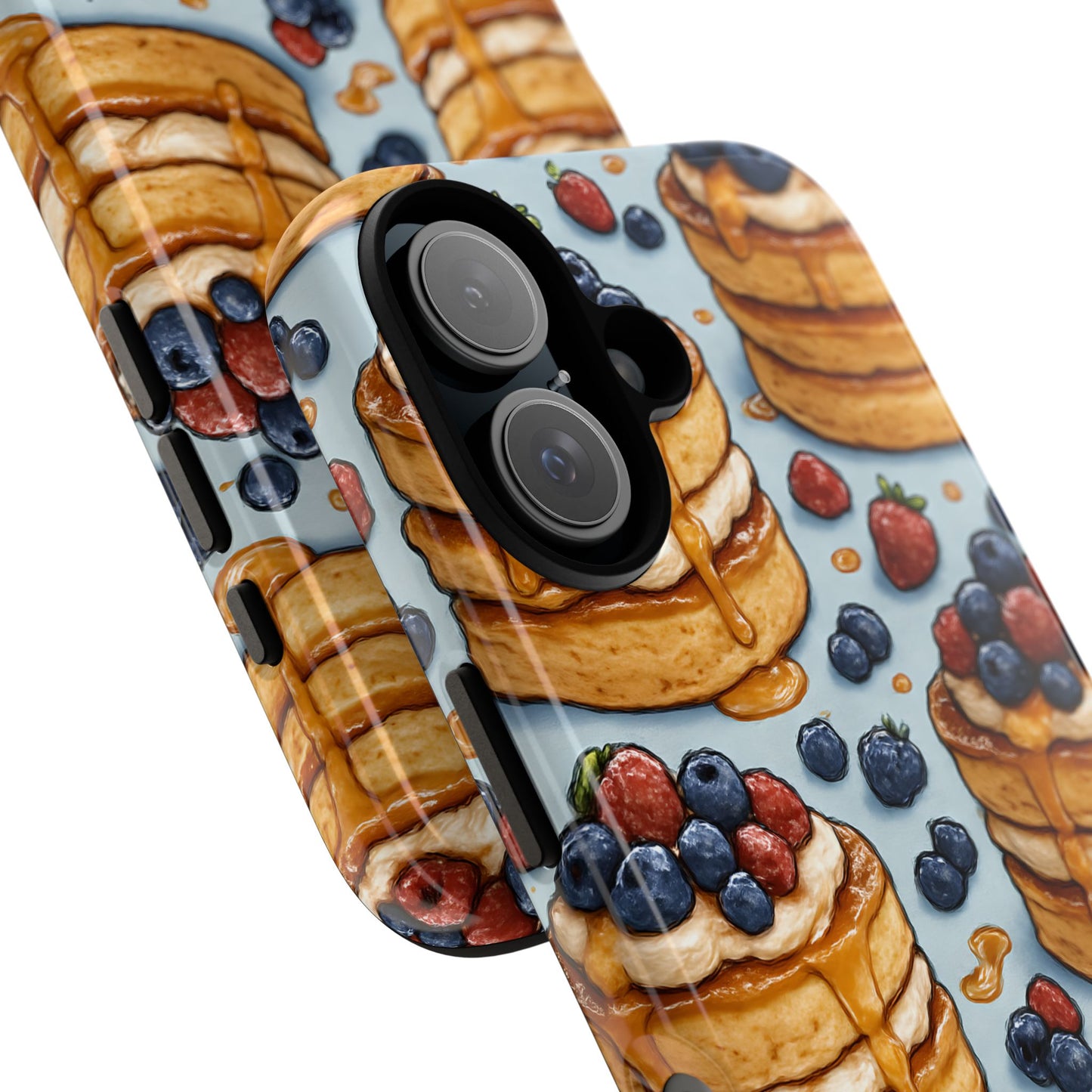 Berry Pancakes Phone Case – Dessert-Inspired Protective Case