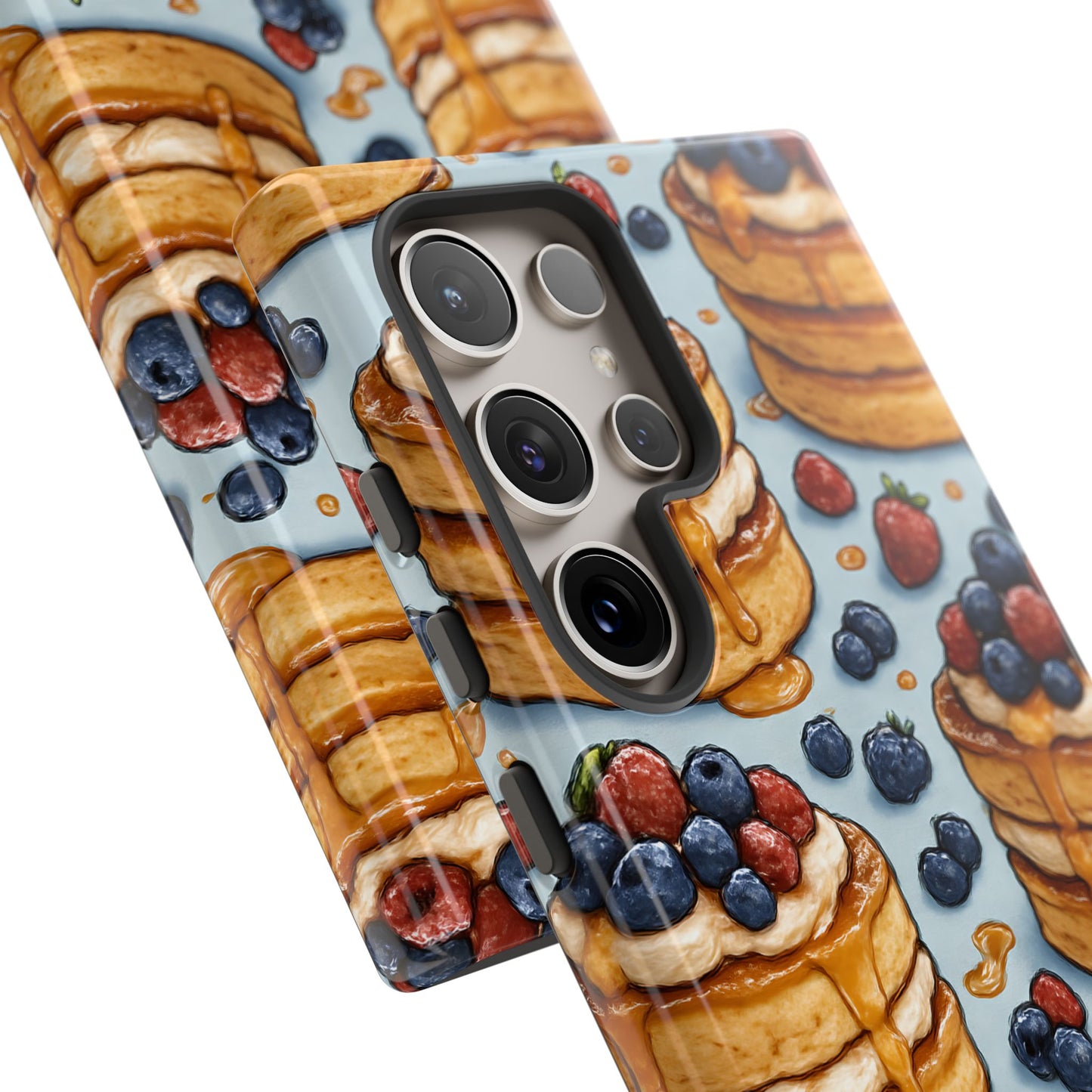 Berry Pancakes Phone Case – Dessert-Inspired Protective Case