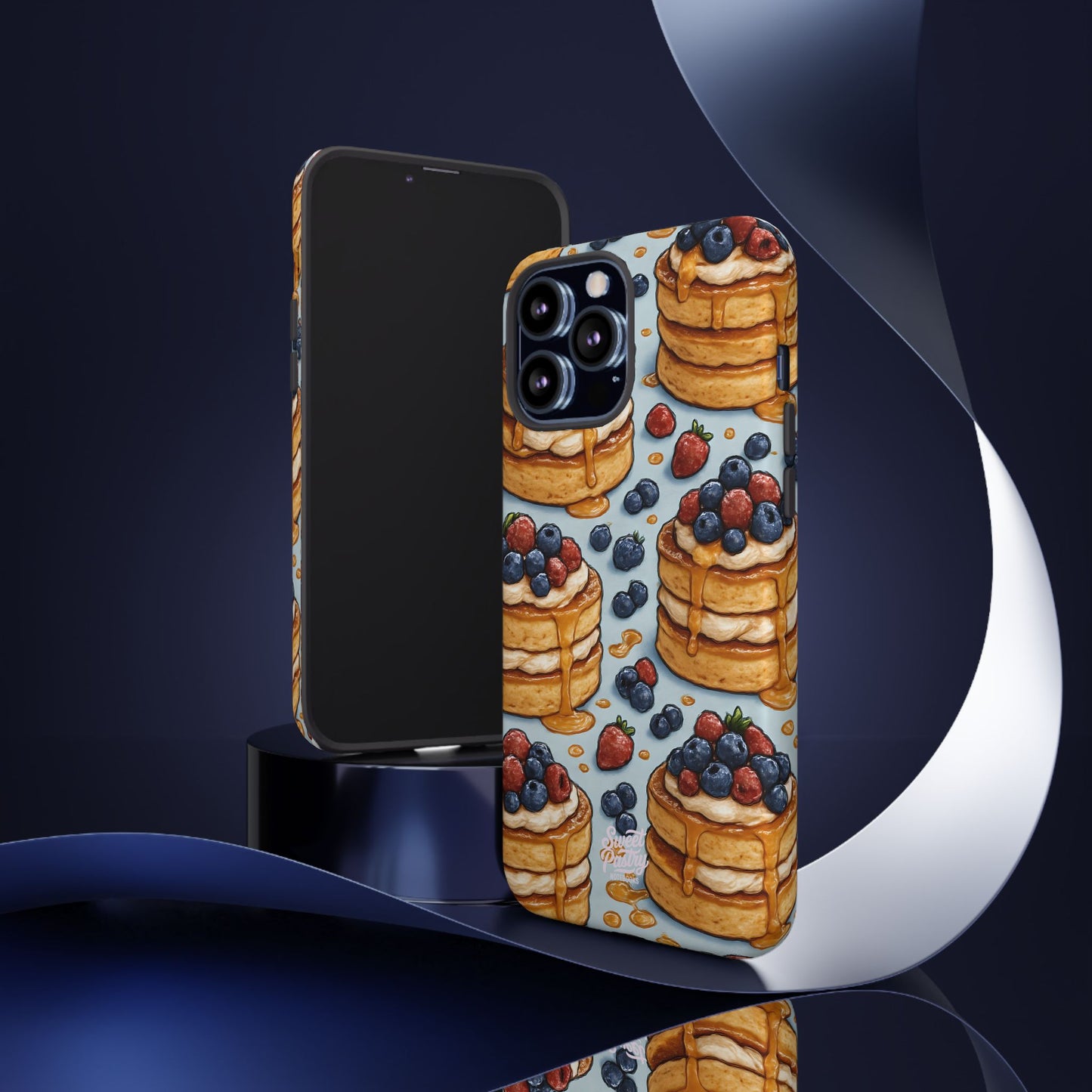Berry Pancakes Phone Case – Dessert-Inspired Protective Case