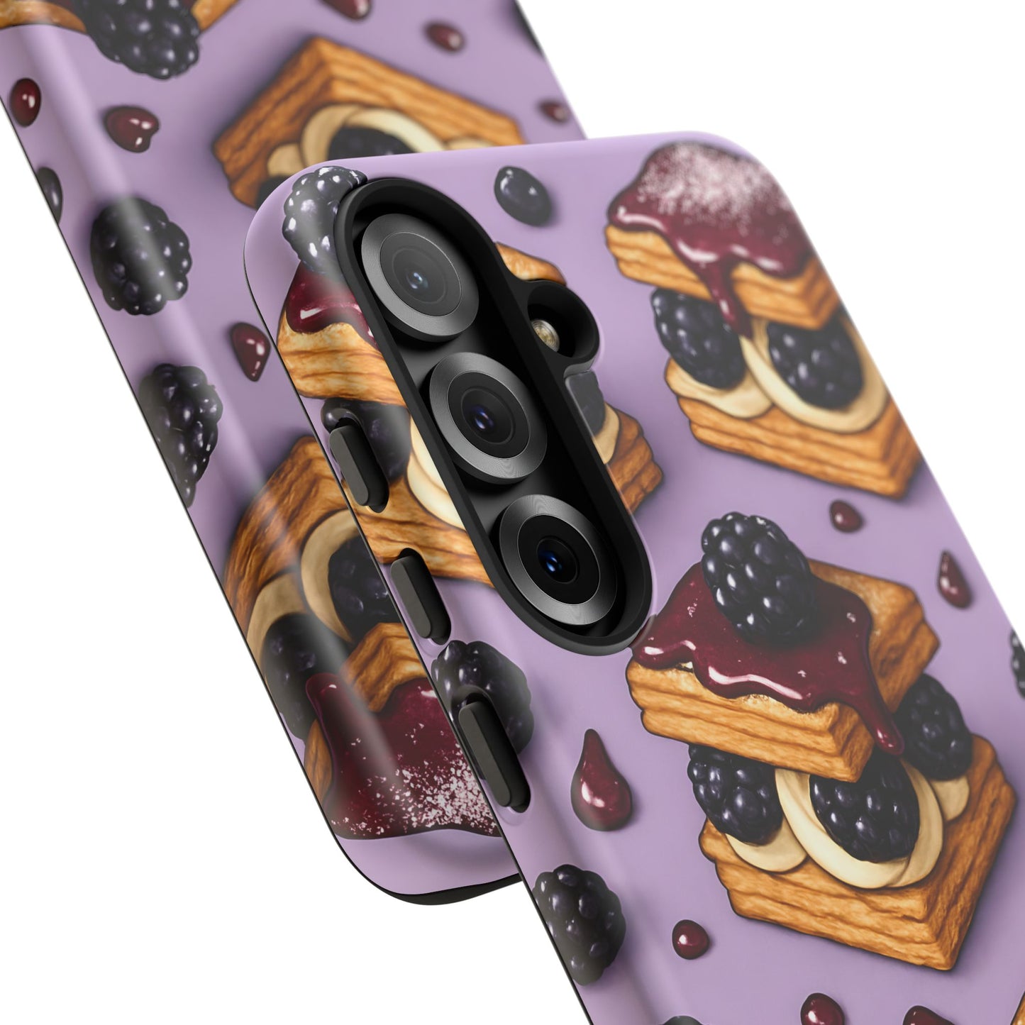 Blackberry Tart Phone Case – Dessert-Inspired Protective Case
