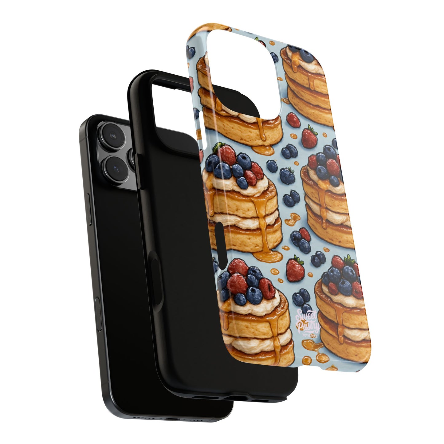 Berry Pancakes Phone Case – Dessert-Inspired Protective Case