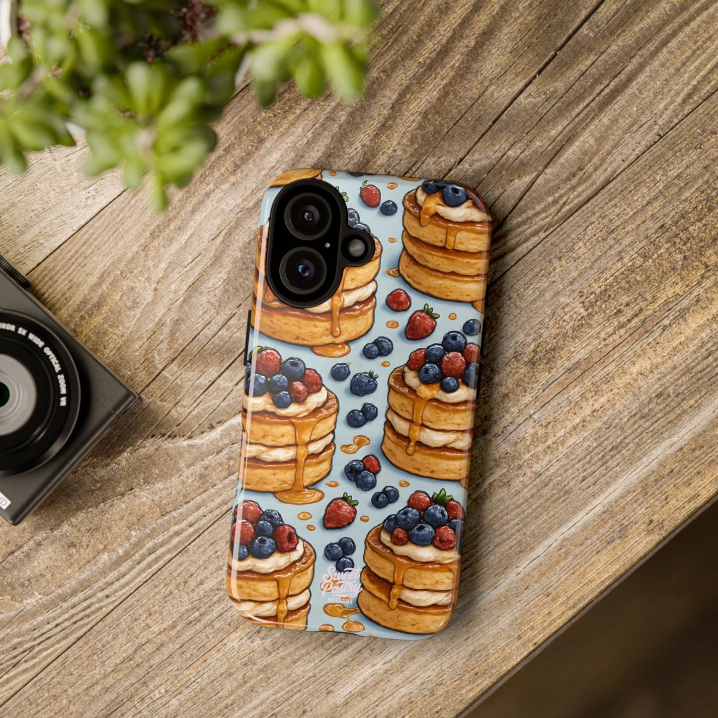 Berry Pancakes Phone Case – Dessert-Inspired Protective Case