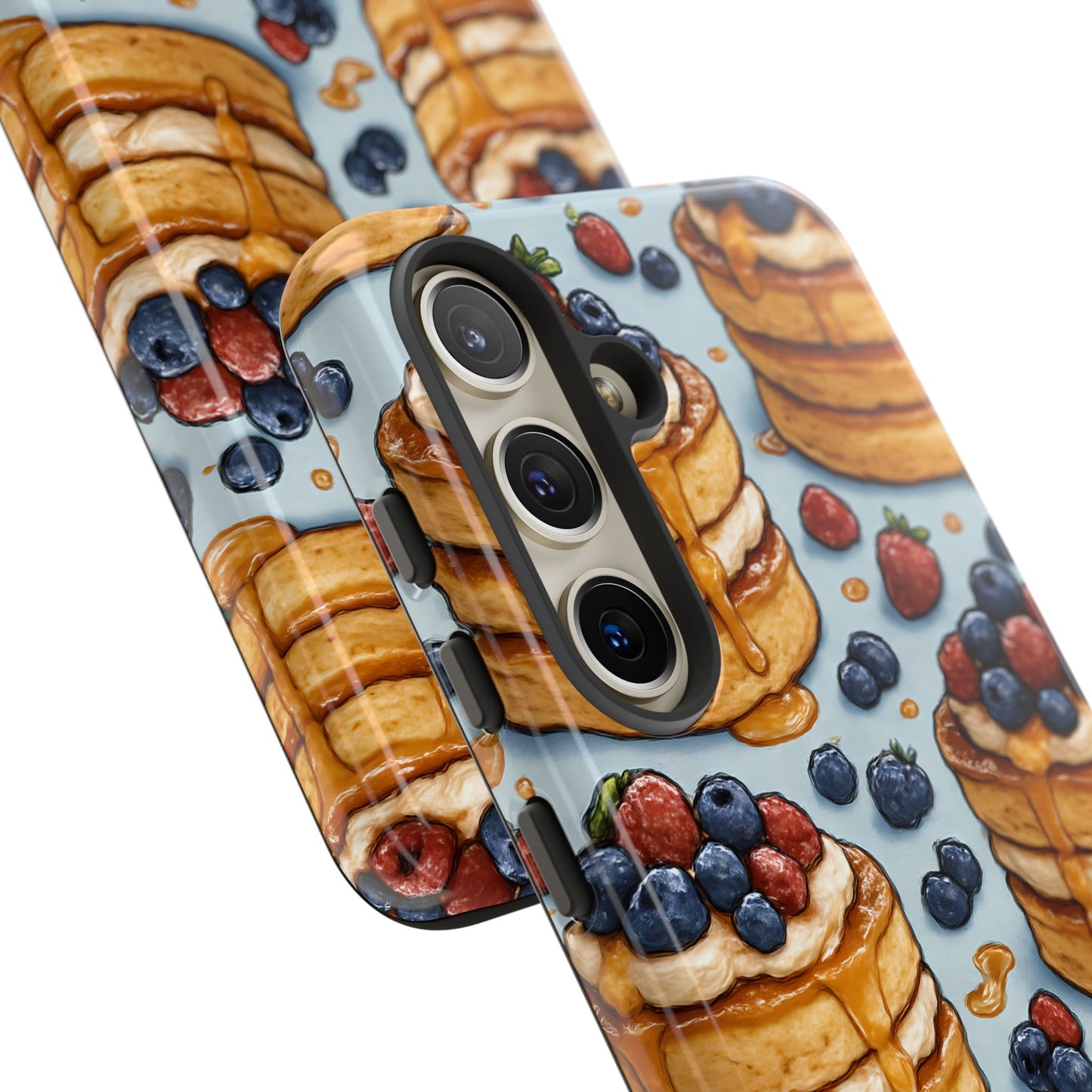 Berry Pancakes Phone Case – Dessert-Inspired Protective Case