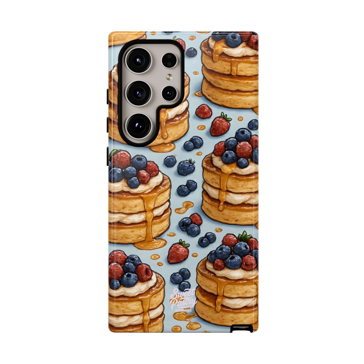 Berry Pancakes Phone Case – Dessert-Inspired Protective Case