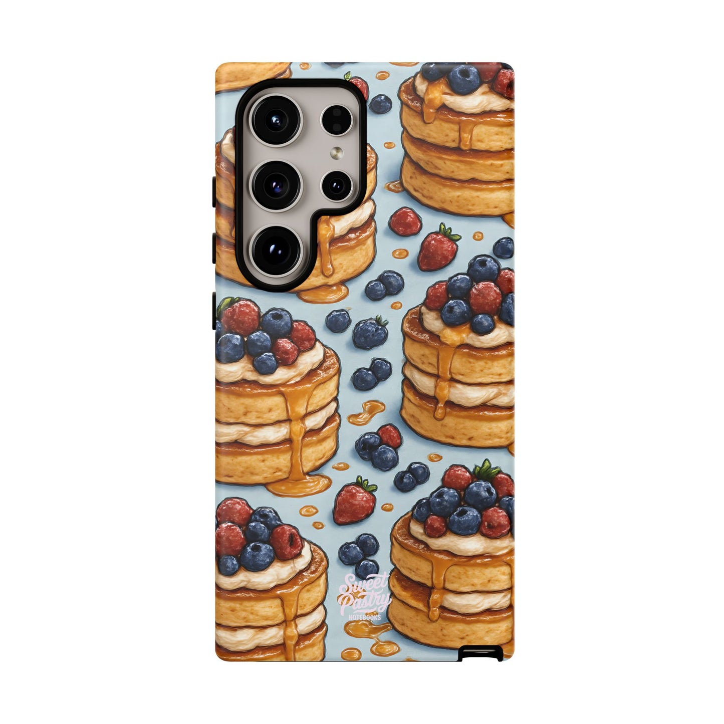 Berry Pancakes Phone Case – Dessert-Inspired Protective Case
