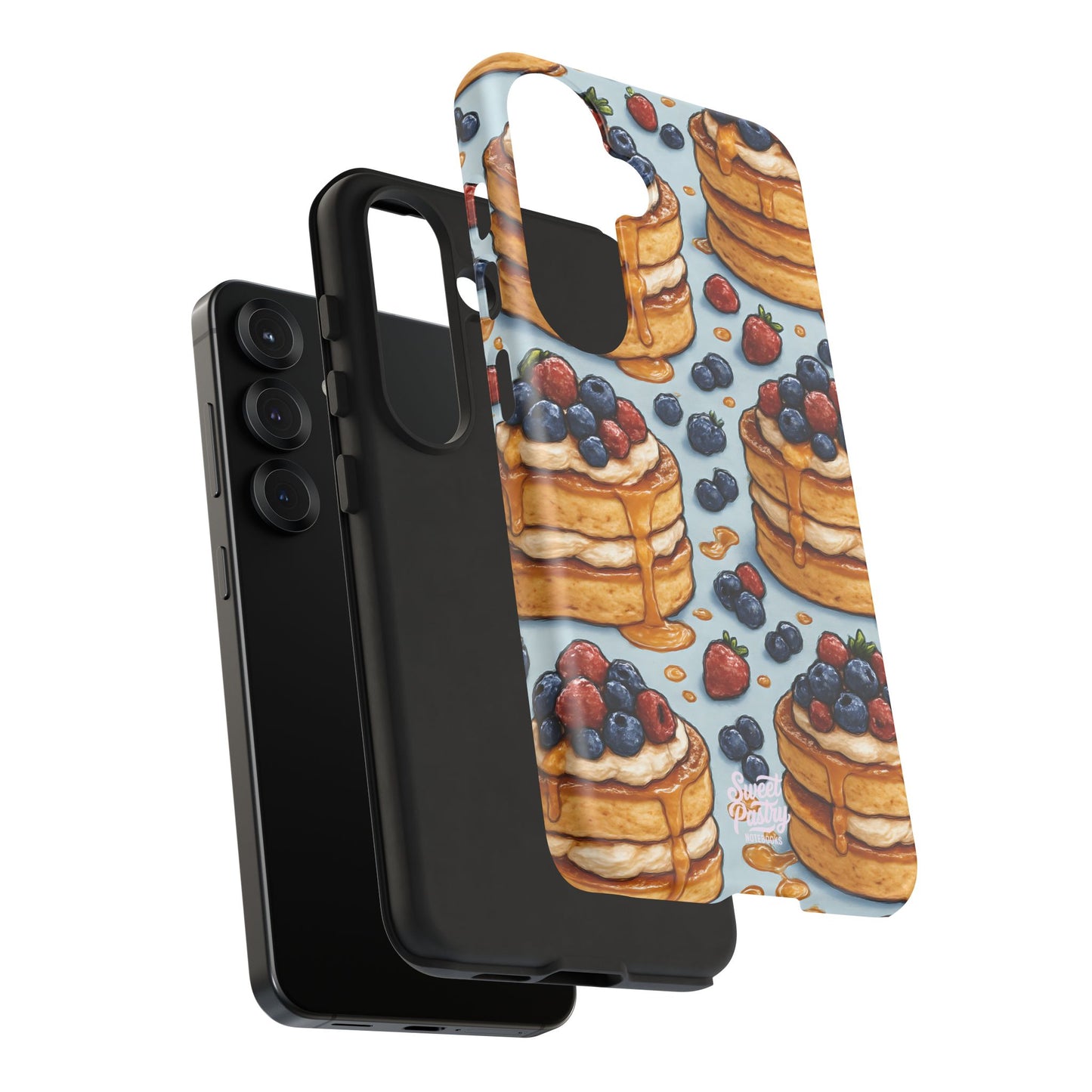 Berry Pancakes Phone Case – Dessert-Inspired Protective Case