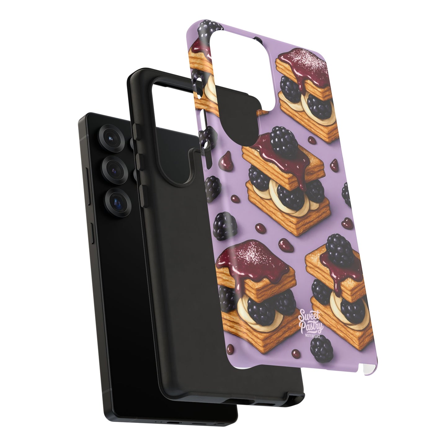 Blackberry Tart Phone Case – Dessert-Inspired Protective Case