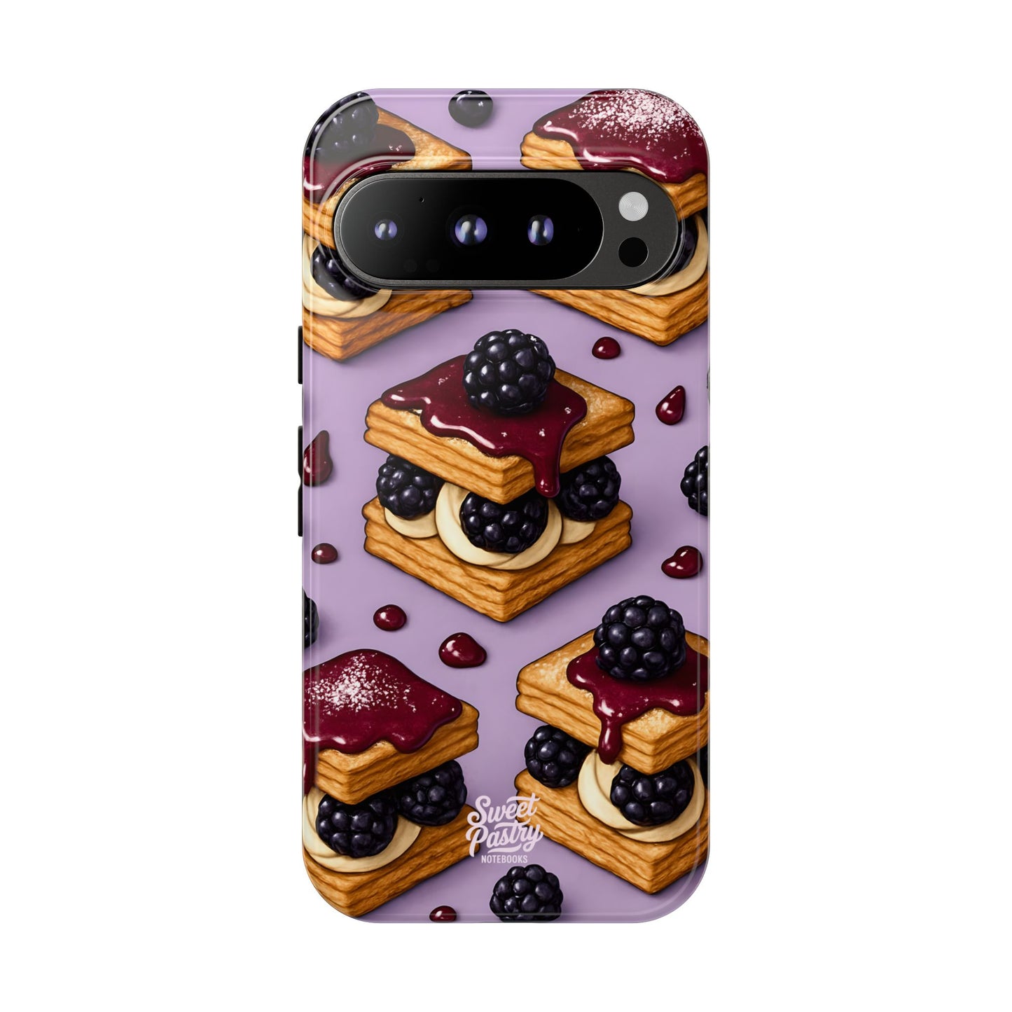 Blackberry Tart Phone Case – Dessert-Inspired Protective Case