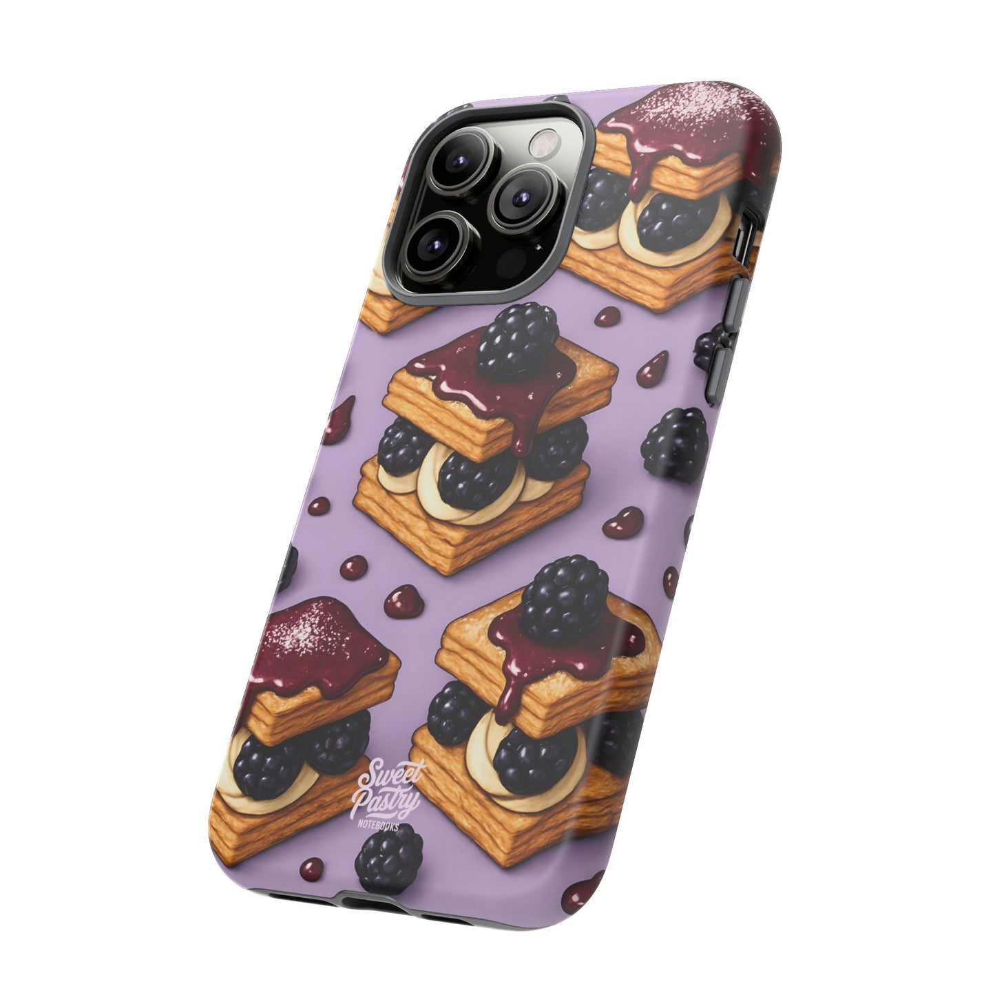 Blackberry Tart Phone Case – Dessert-Inspired Protective Case