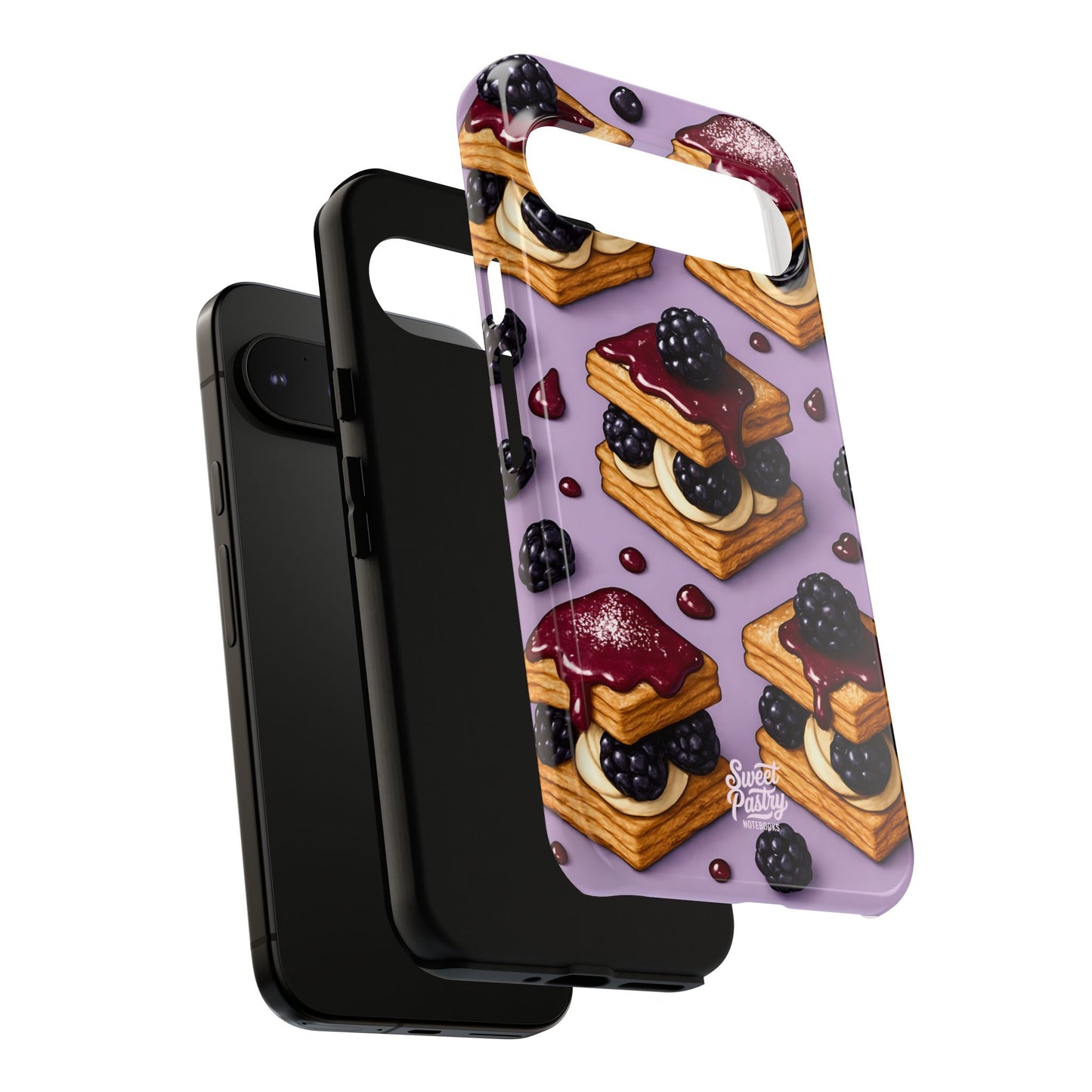 Blackberry Tart Phone Case – Dessert-Inspired Protective Case