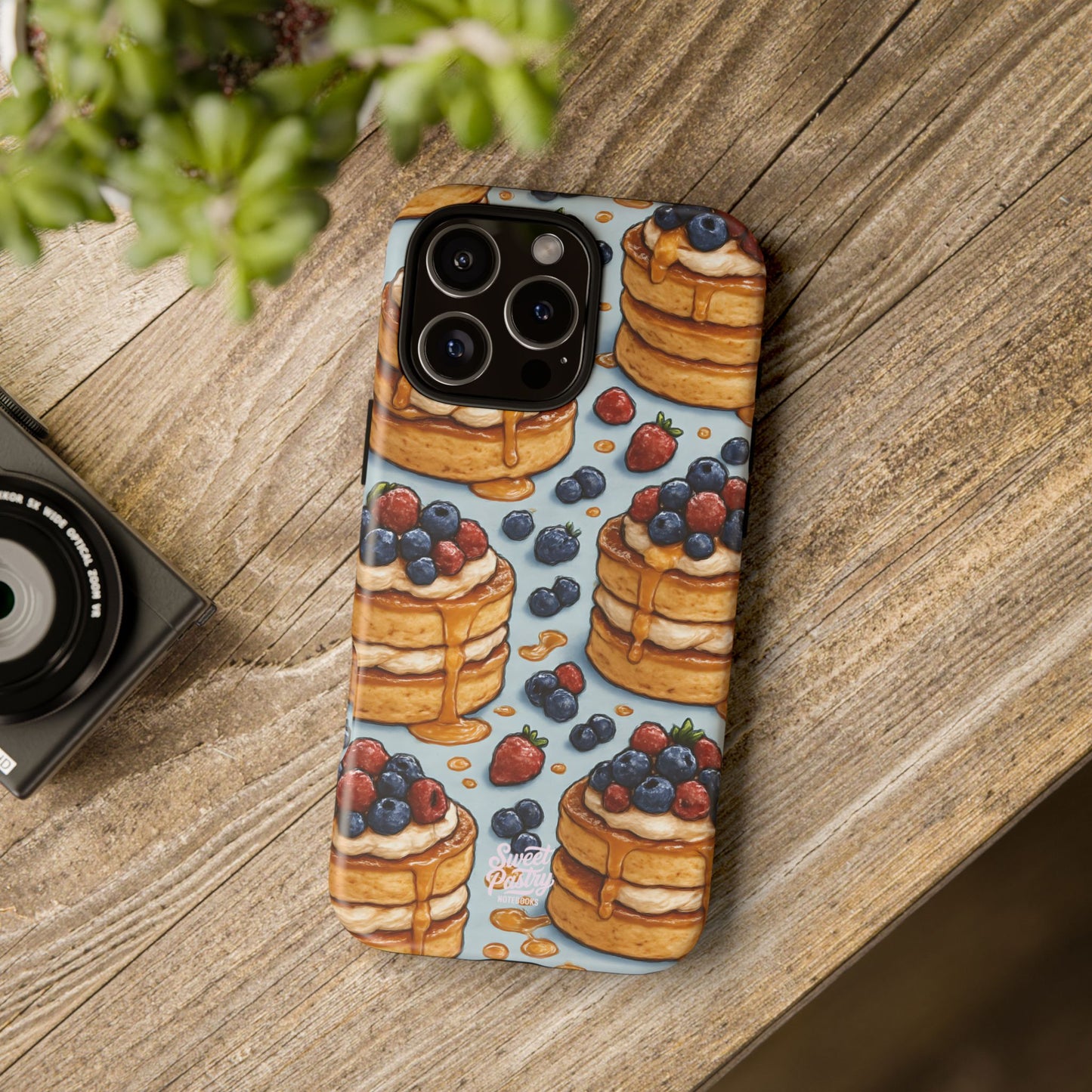 Berry Pancakes Phone Case – Dessert-Inspired Protective Case