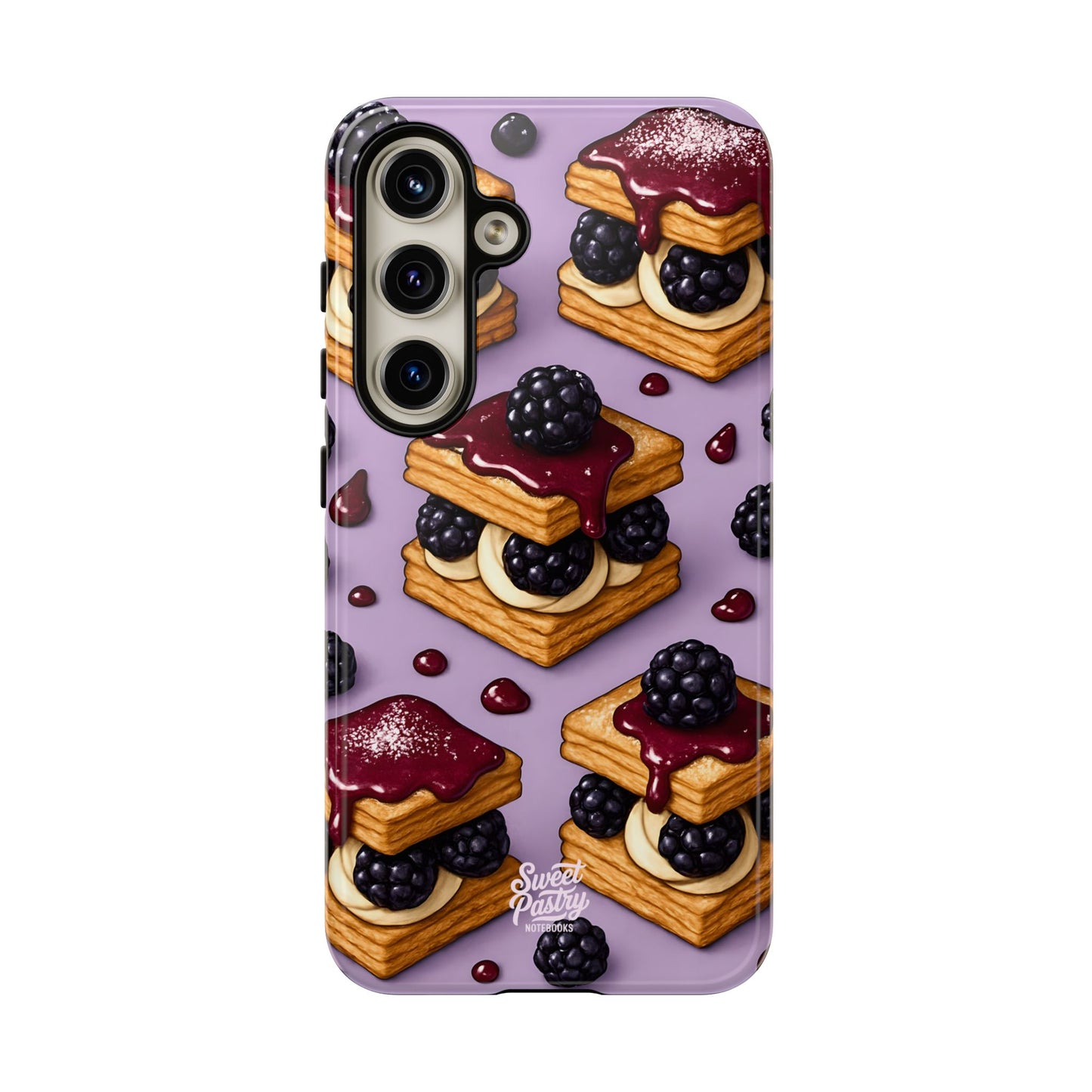 Blackberry Tart Phone Case – Dessert-Inspired Protective Case