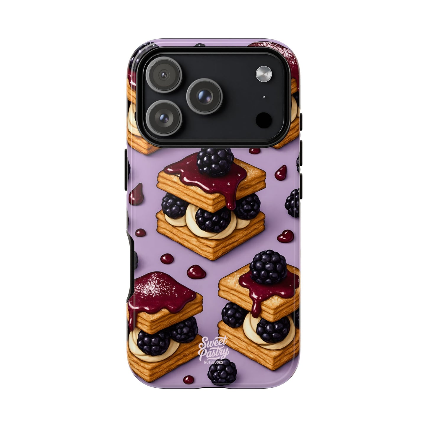 Blackberry Tart Phone Case – Dessert-Inspired Protective Case