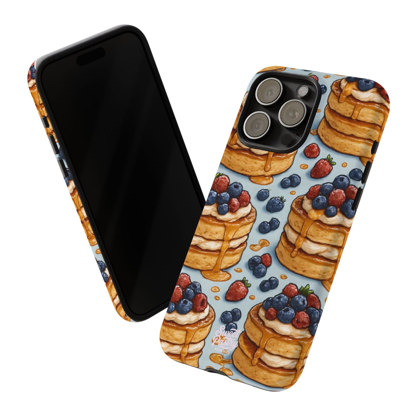 Berry Pancakes Phone Case – Dessert-Inspired Protective Case