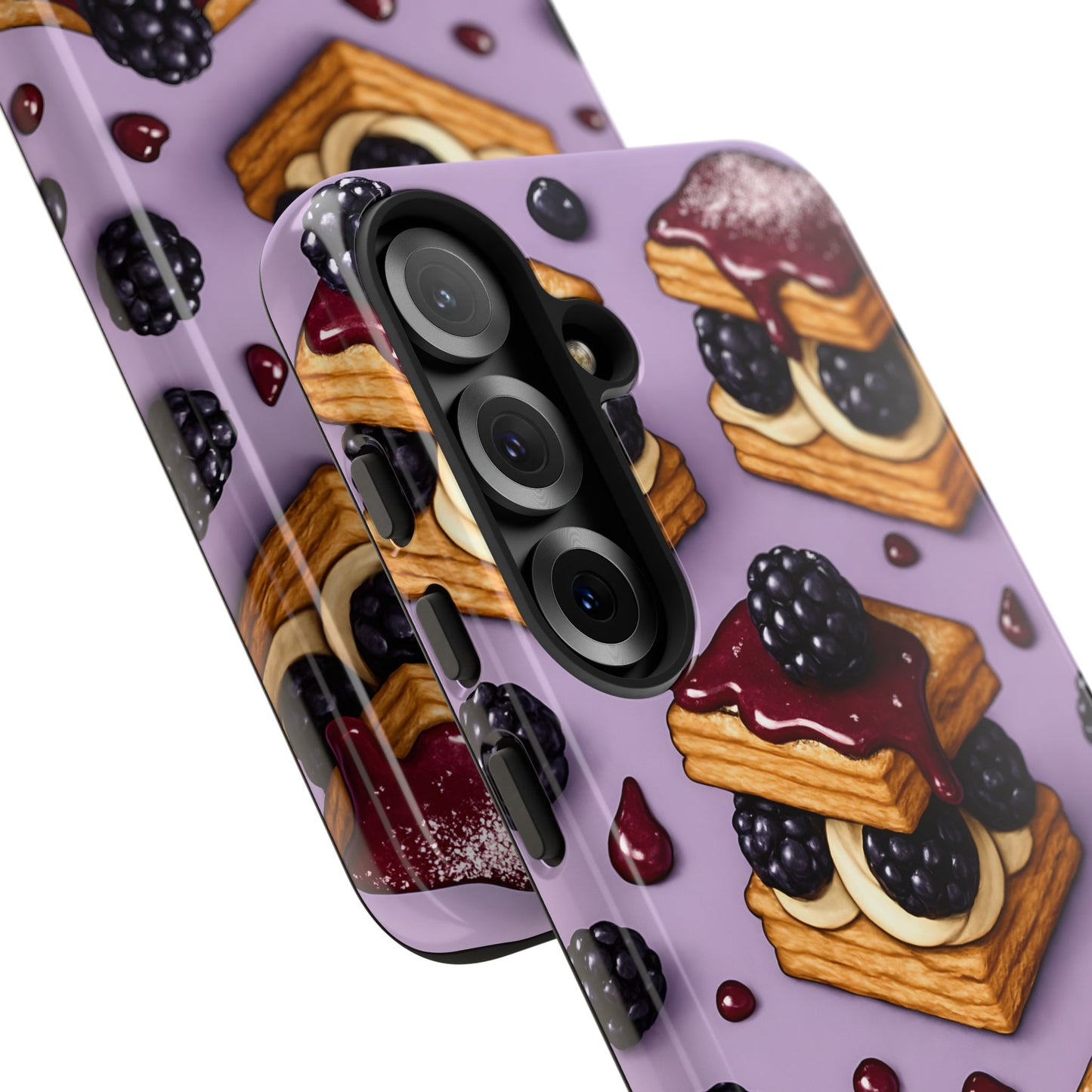 Blackberry Tart Phone Case – Dessert-Inspired Protective Case