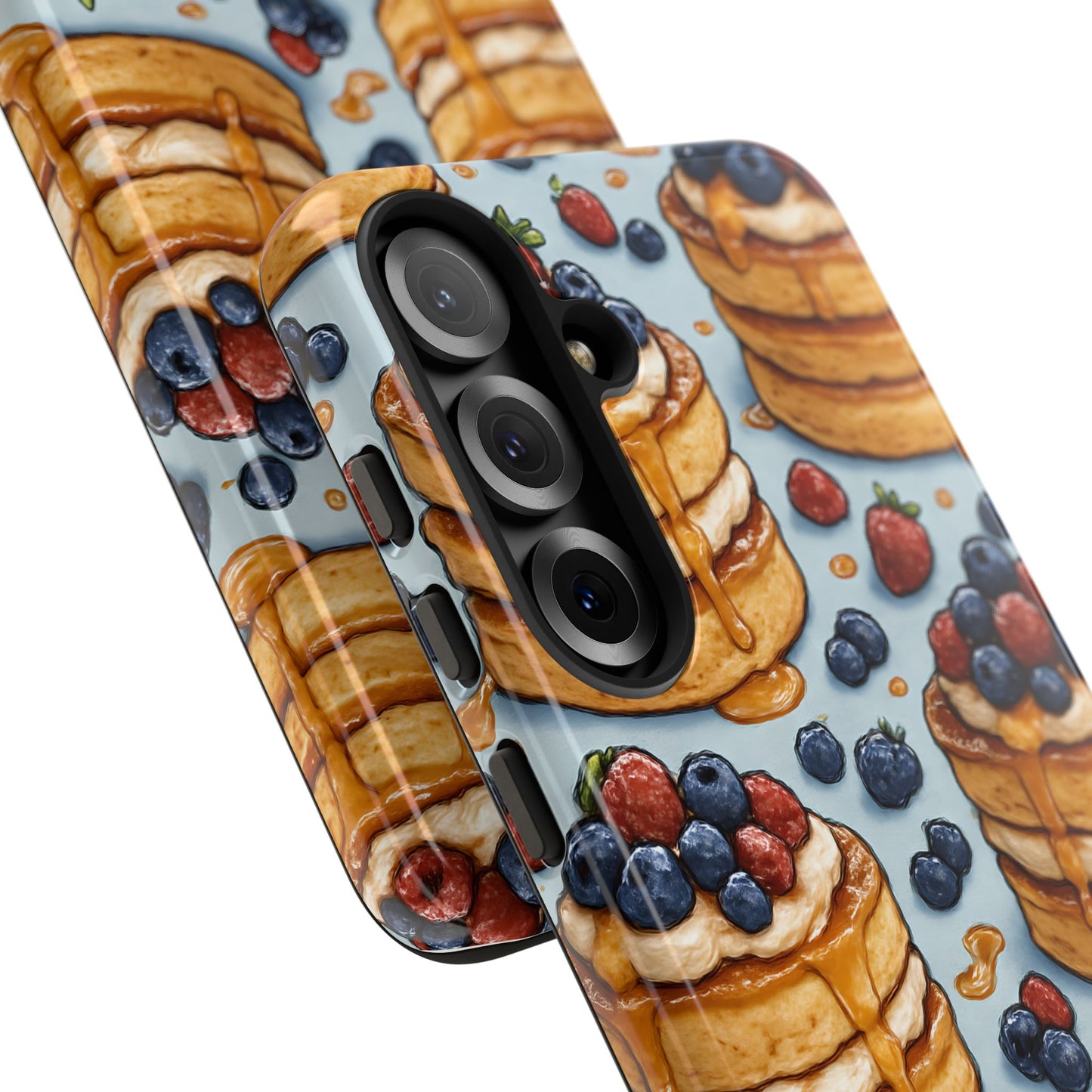 Berry Pancakes Phone Case – Dessert-Inspired Protective Case