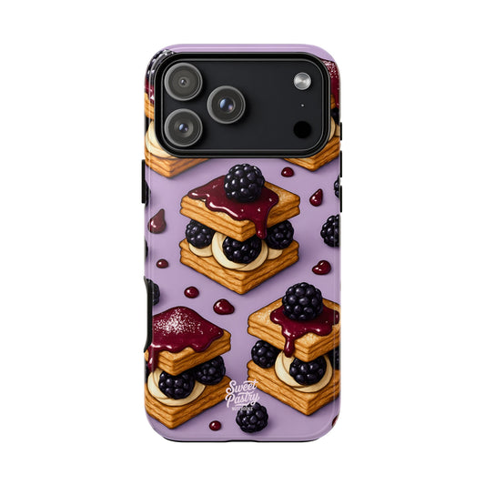 Blackberry Tart Phone Case – Dessert-Inspired Protective Case