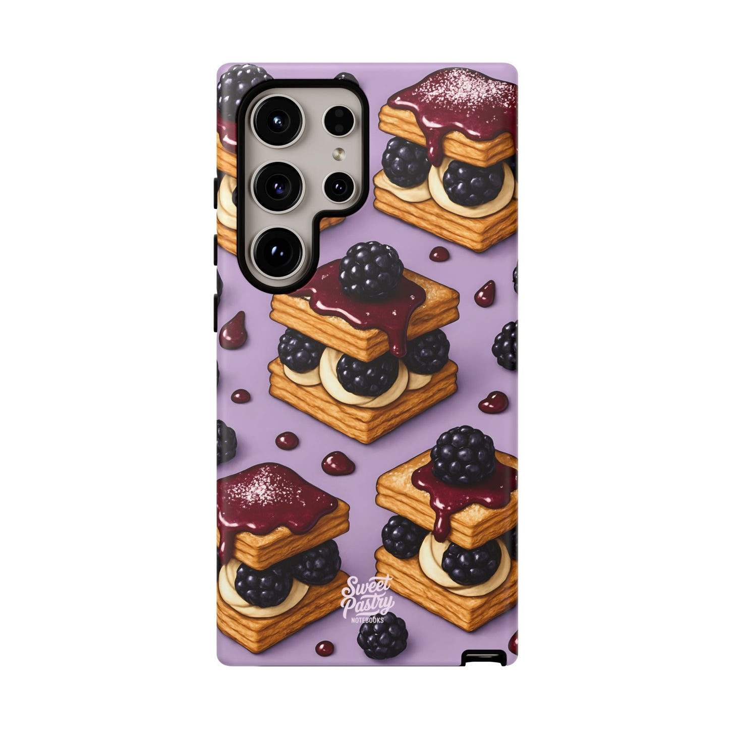 Blackberry Tart Phone Case – Dessert-Inspired Protective Case