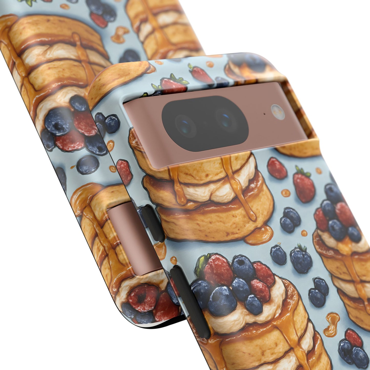 Berry Pancakes Phone Case – Dessert-Inspired Protective Case