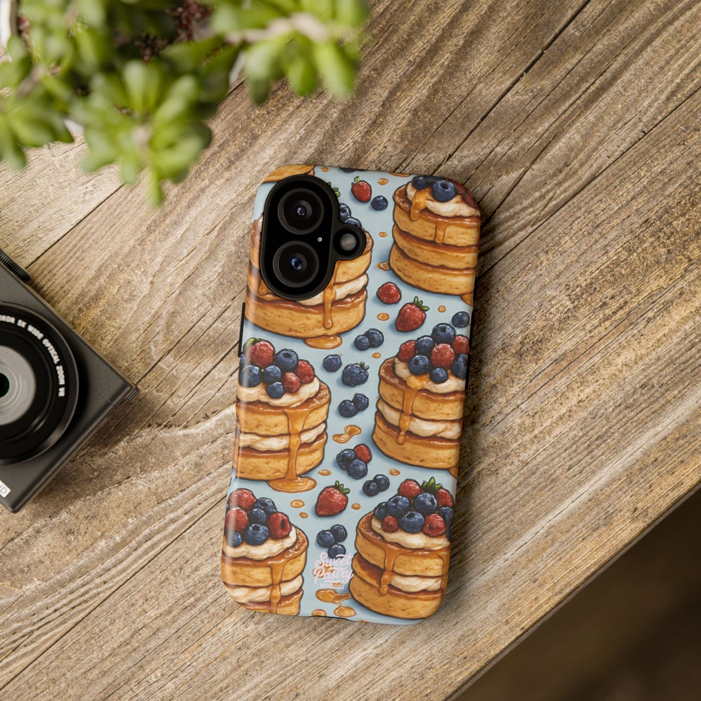 Berry Pancakes Phone Case – Dessert-Inspired Protective Case