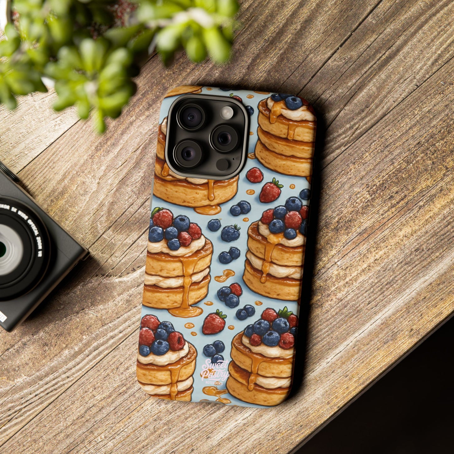 Berry Pancakes Phone Case – Dessert-Inspired Protective Case