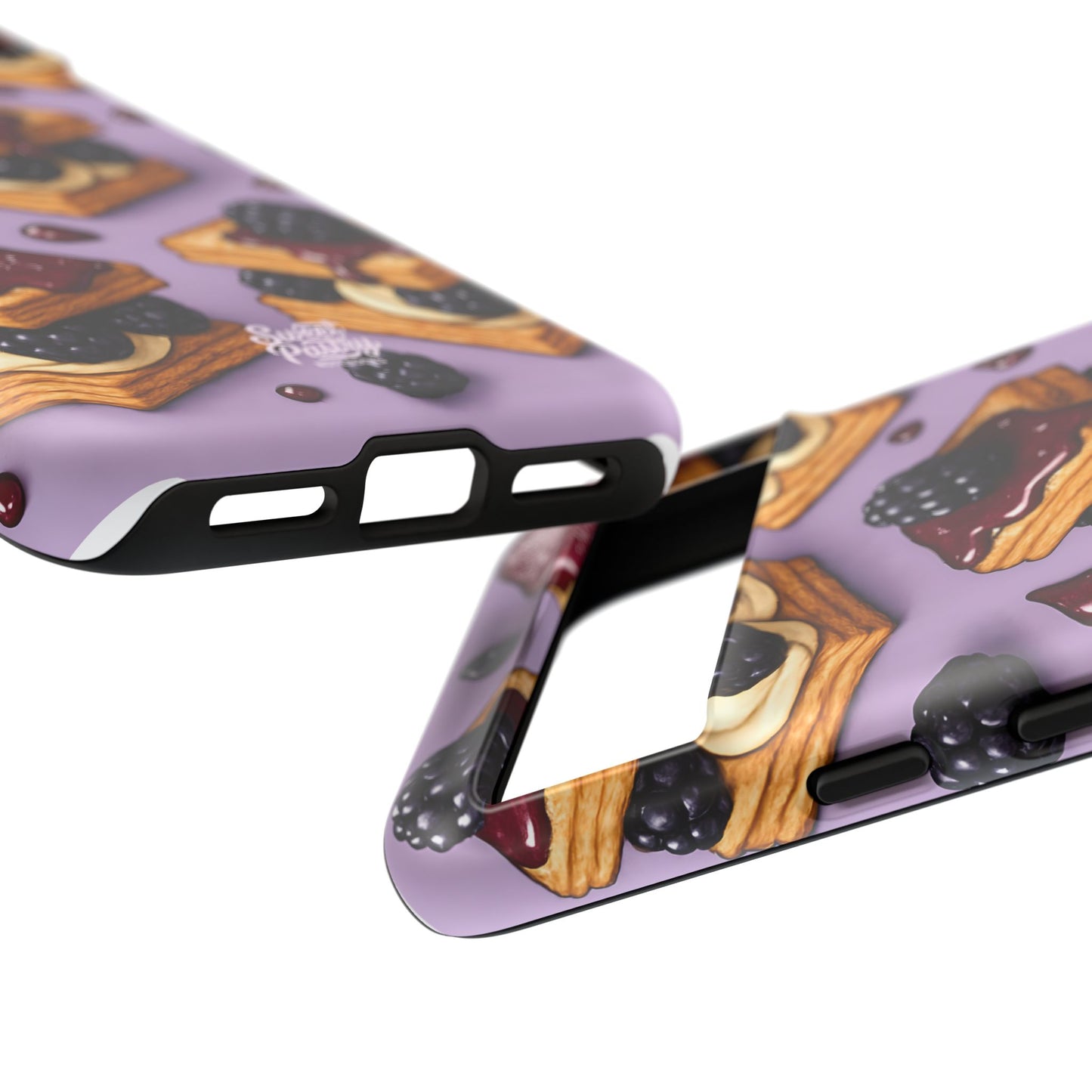 Blackberry Tart Phone Case – Dessert-Inspired Protective Case
