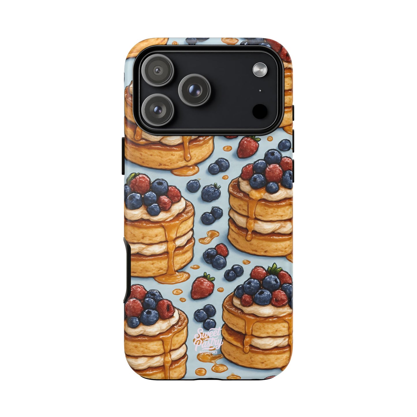 Berry Pancakes Phone Case – Dessert-Inspired Protective Case