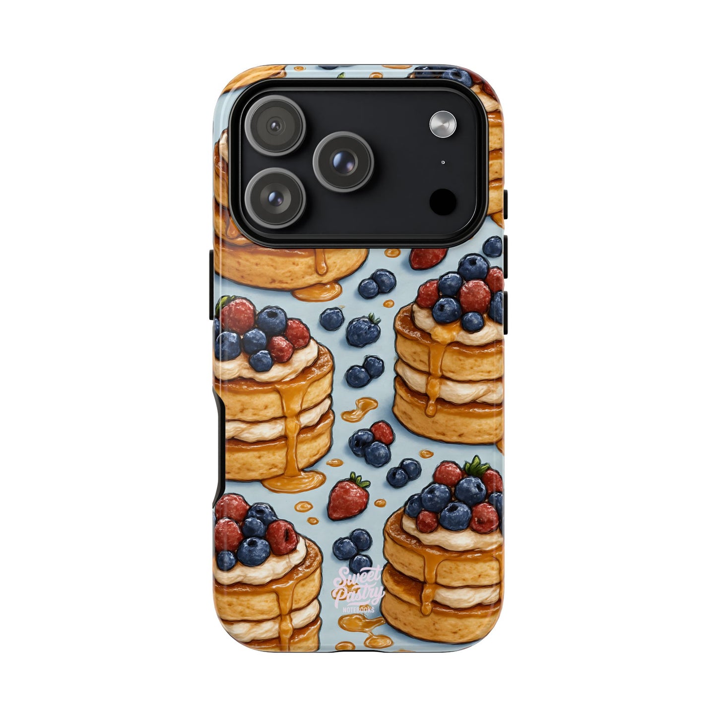Berry Pancakes Phone Case – Dessert-Inspired Protective Case