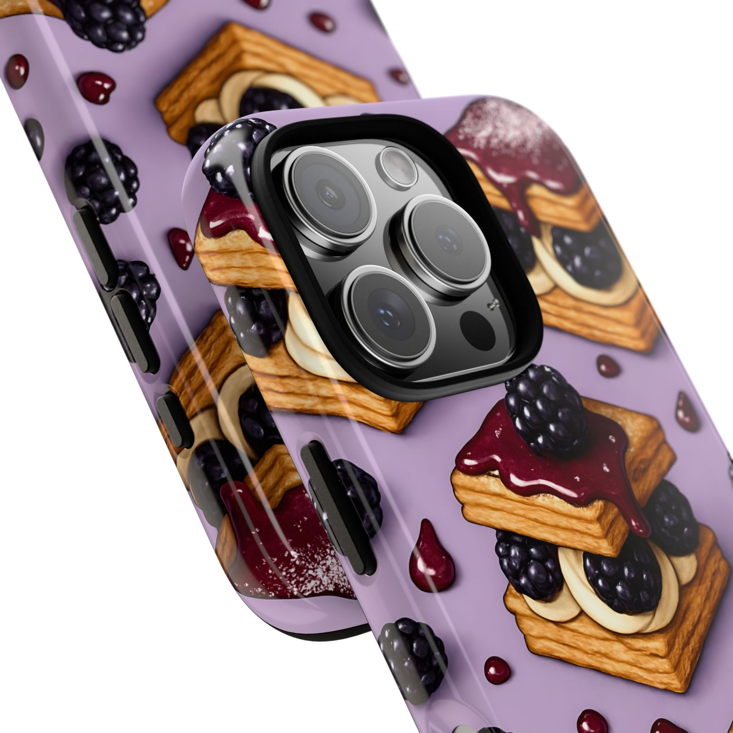 Blackberry Tart Phone Case – Dessert-Inspired Protective Case