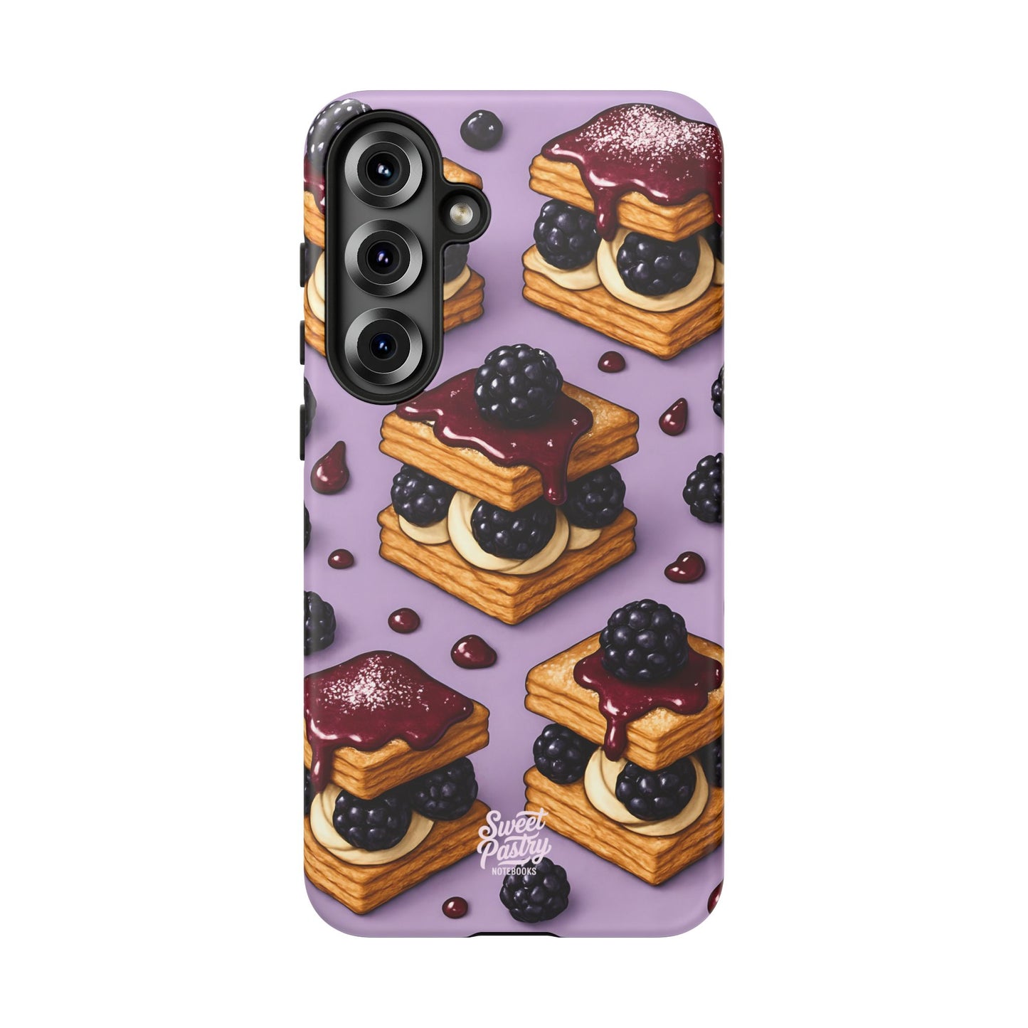 Blackberry Tart Phone Case – Dessert-Inspired Protective Case