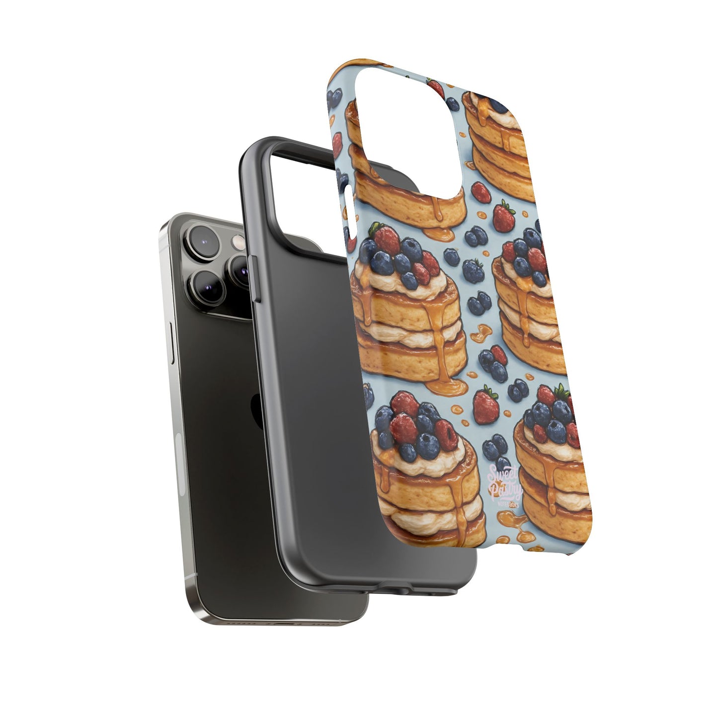 Berry Pancakes Phone Case – Dessert-Inspired Protective Case