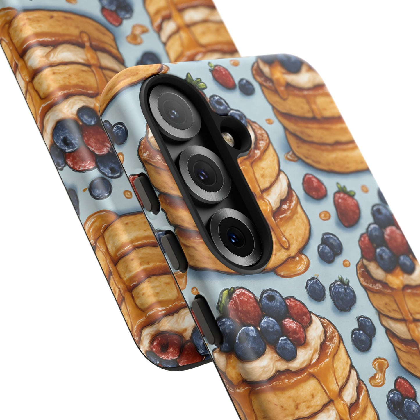Berry Pancakes Phone Case – Dessert-Inspired Protective Case