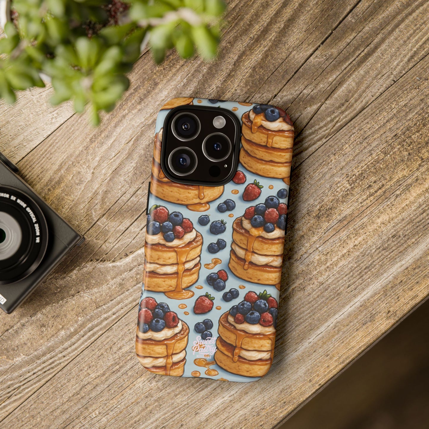 Berry Pancakes Phone Case – Dessert-Inspired Protective Case