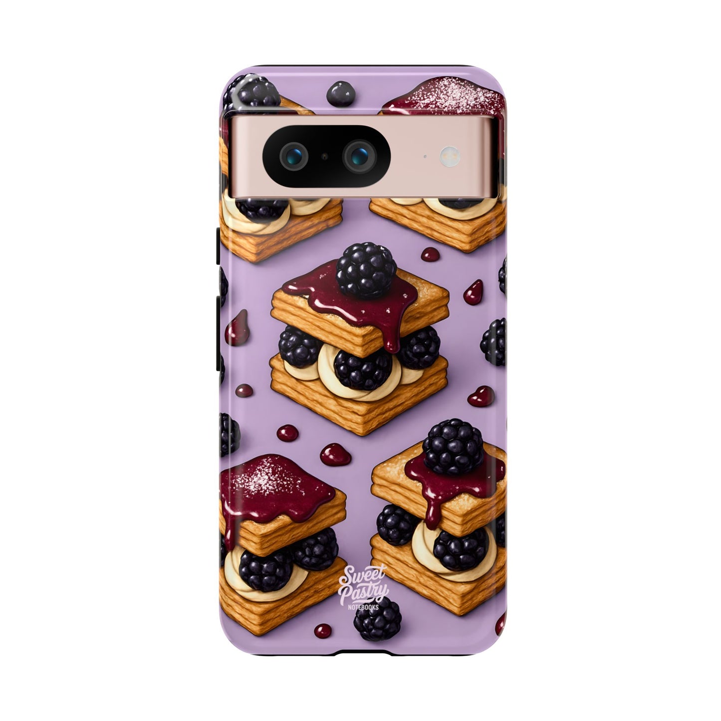 Blackberry Tart Phone Case – Dessert-Inspired Protective Case