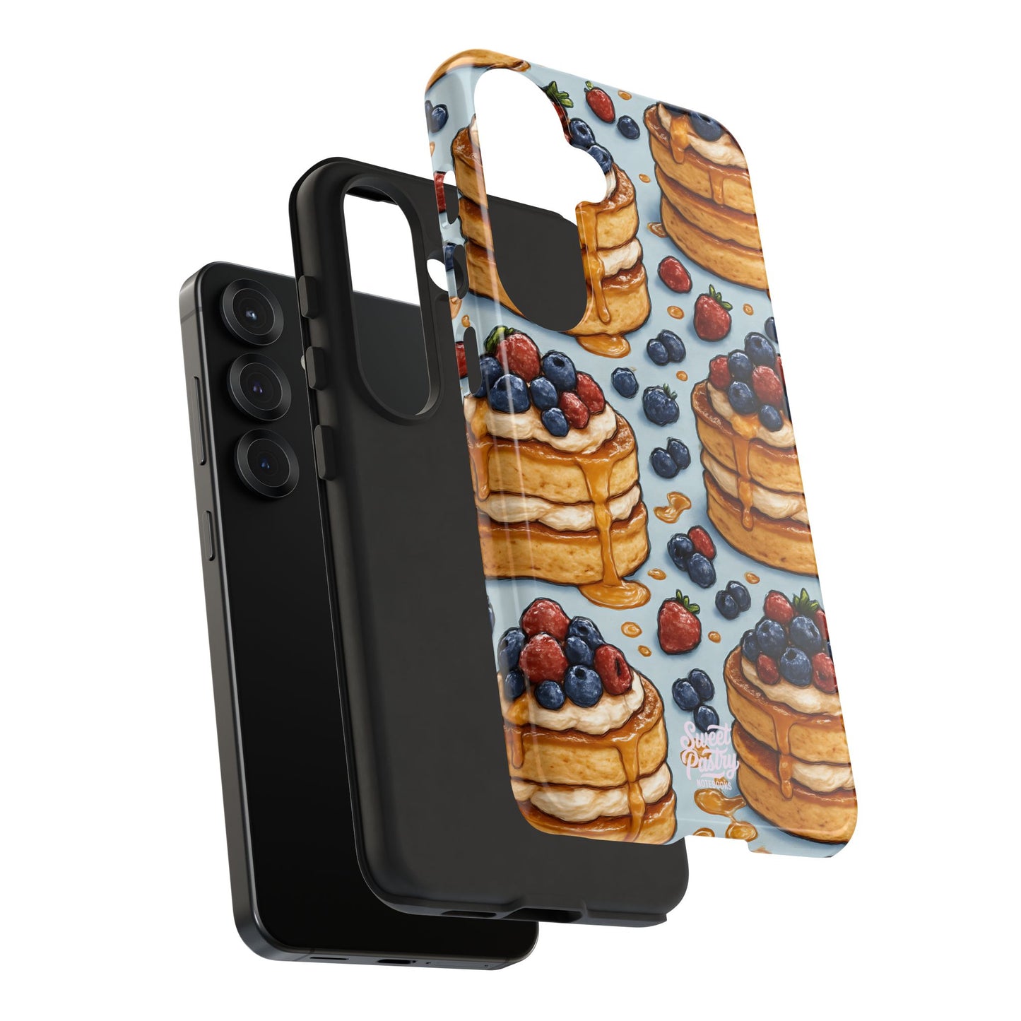 Berry Pancakes Phone Case – Dessert-Inspired Protective Case